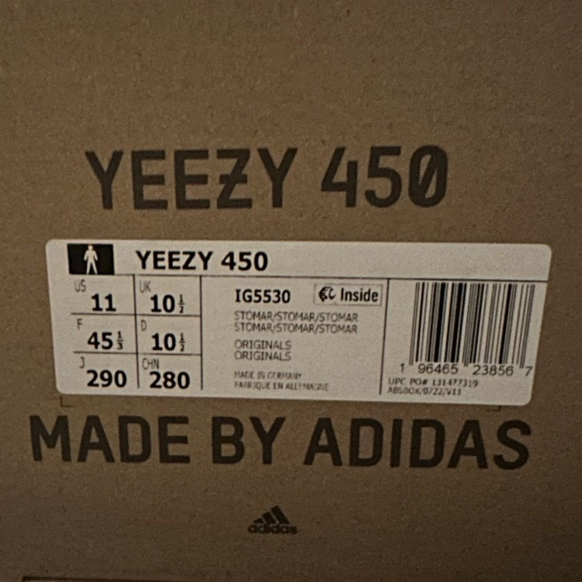 Adidas × Yeezy Adidas Yeezy 450 Stone Marine Size US 11 / EU 44 - 8 Thumbnail