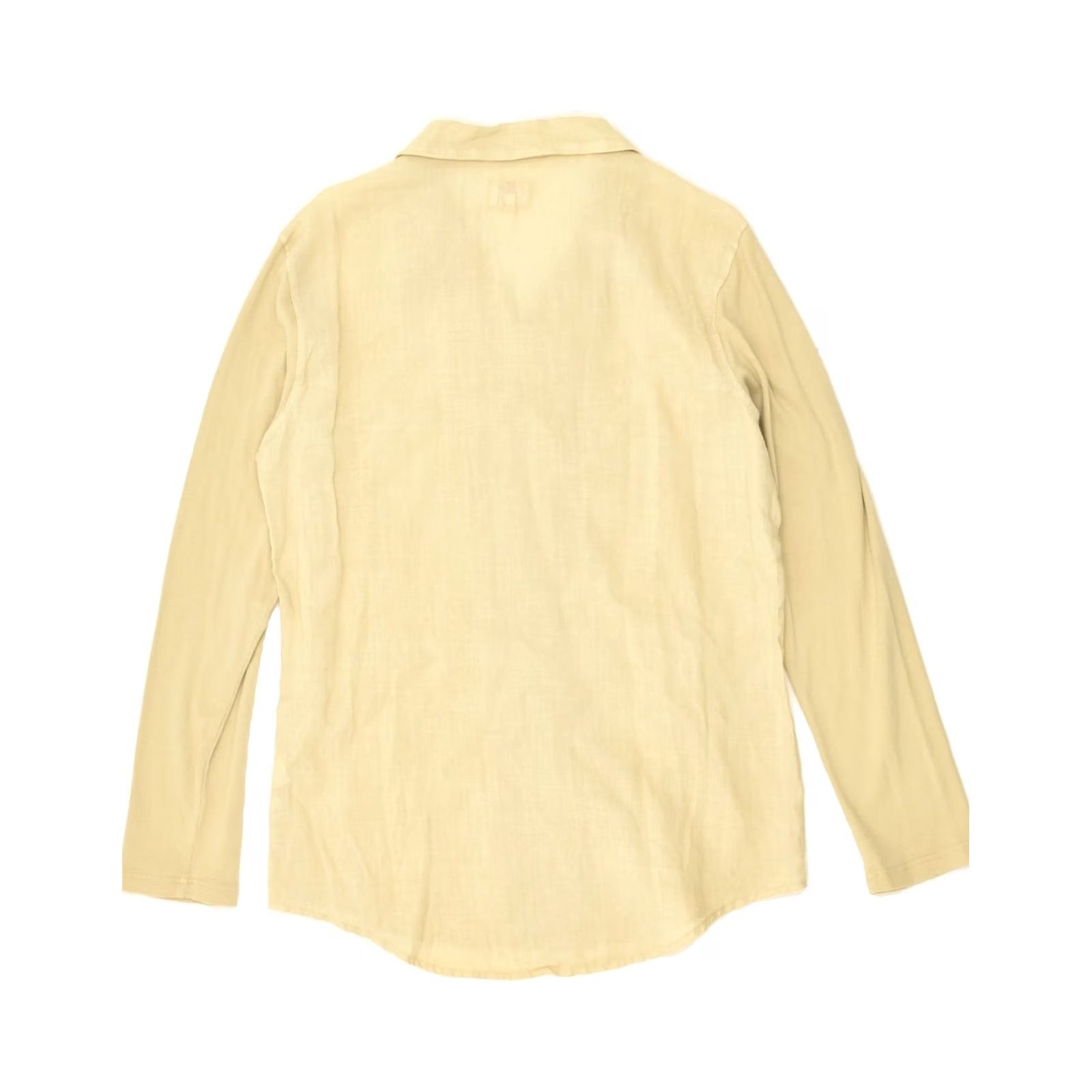 Superga SUPERGA Womens Shirt Large Beige Flax IT 46 Size L / US 10 / IT 46 - 2 Thumbnail