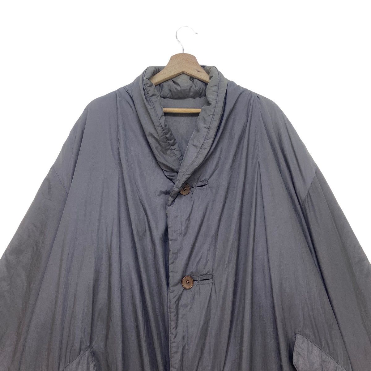 Issey Miyake Achieve🔥80s Issey Miyake Windcoat Nylon Long Coat Size US L / EU 52-54 / 3 - 13 Thumbnail