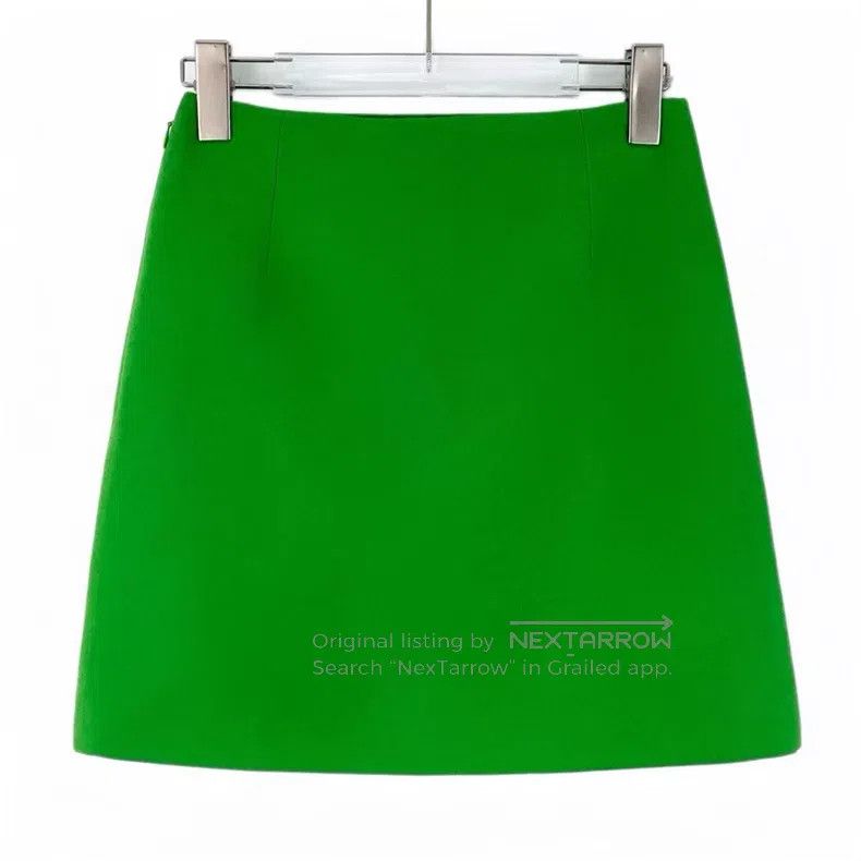 Dior Dior Green wool casual skirt Size 24" / US 00 / IT 34 - 1 Thumbnail