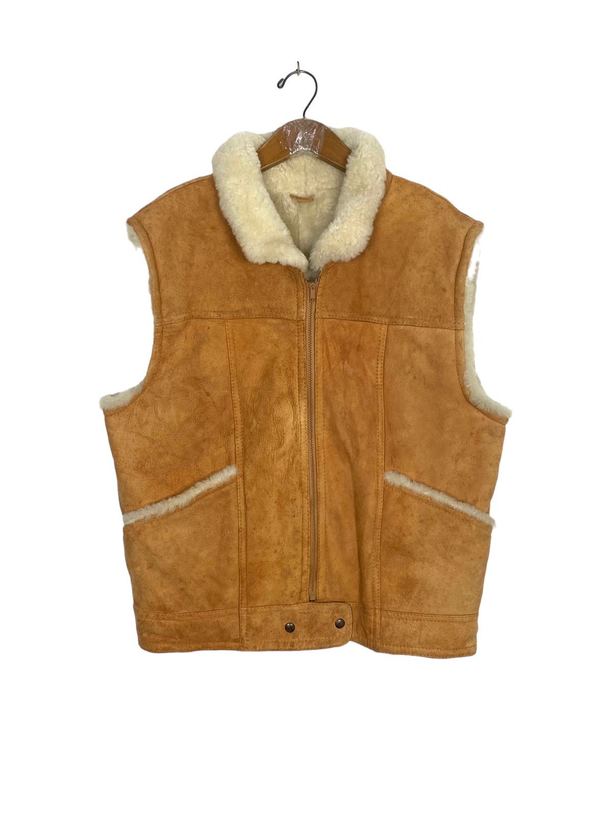 Vintage Rare‼️ Vintage Shearling Lambskin Vest Size US M / EU 48-50 / 2 - 1 Thumbnail