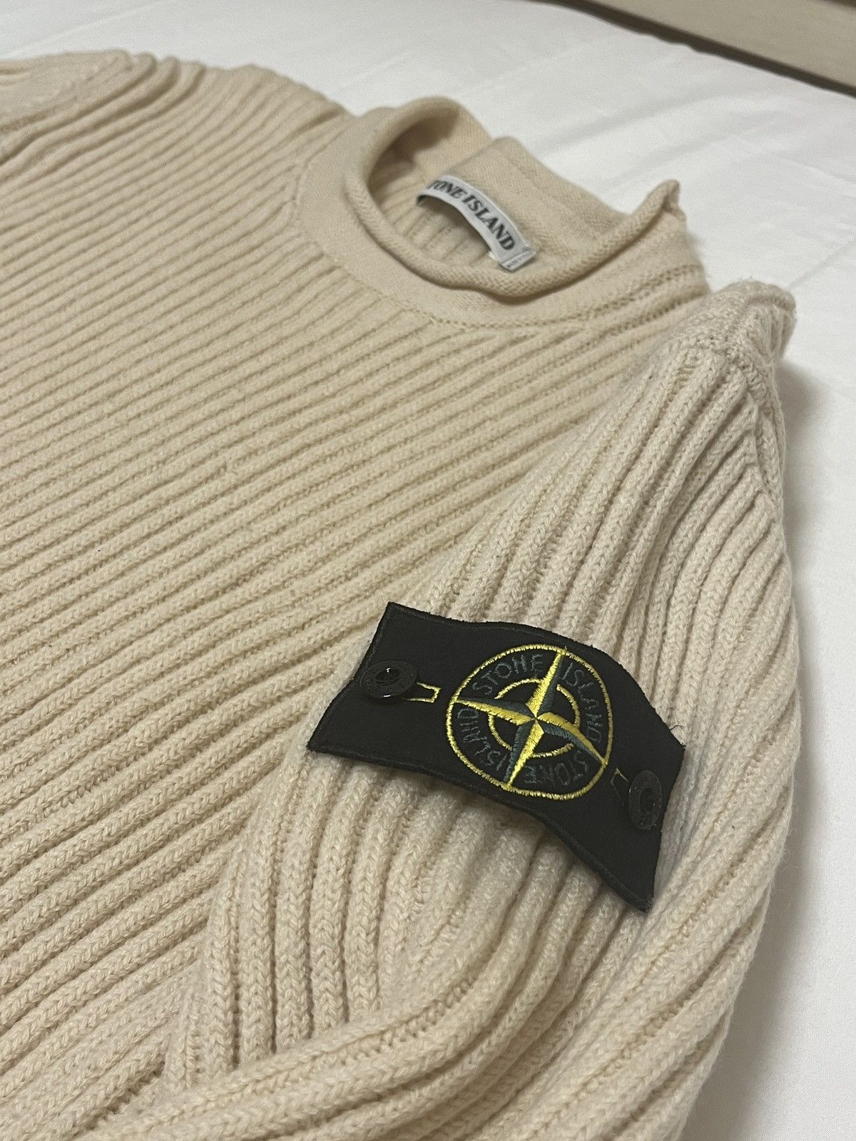Stone Island Stone Island Vintage 1999 Ribbed Knit Sweater Size US S / EU 44-46 / 1 - 3 Thumbnail