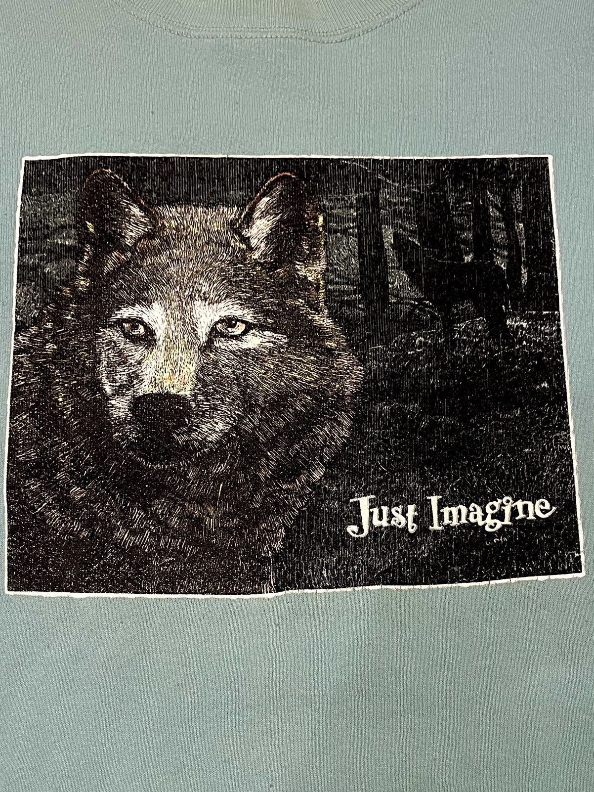 Japanese Brand × Vintage Y2K Wolf Graphic Sweatshirt Size US XXL / EU 58 / 5 - 2 Thumbnail