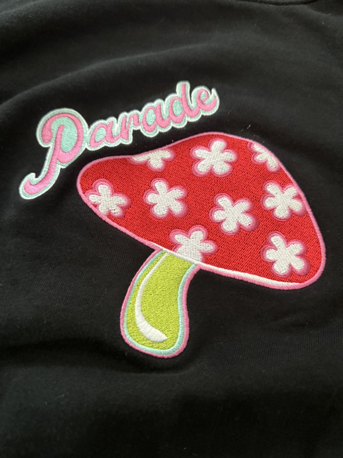 Paradise × Vintage Vintage 70s Style Fantasy Magic Mushroom Sweater LARGE Size US L / EU 52-54 / 3 - 8 Thumbnail