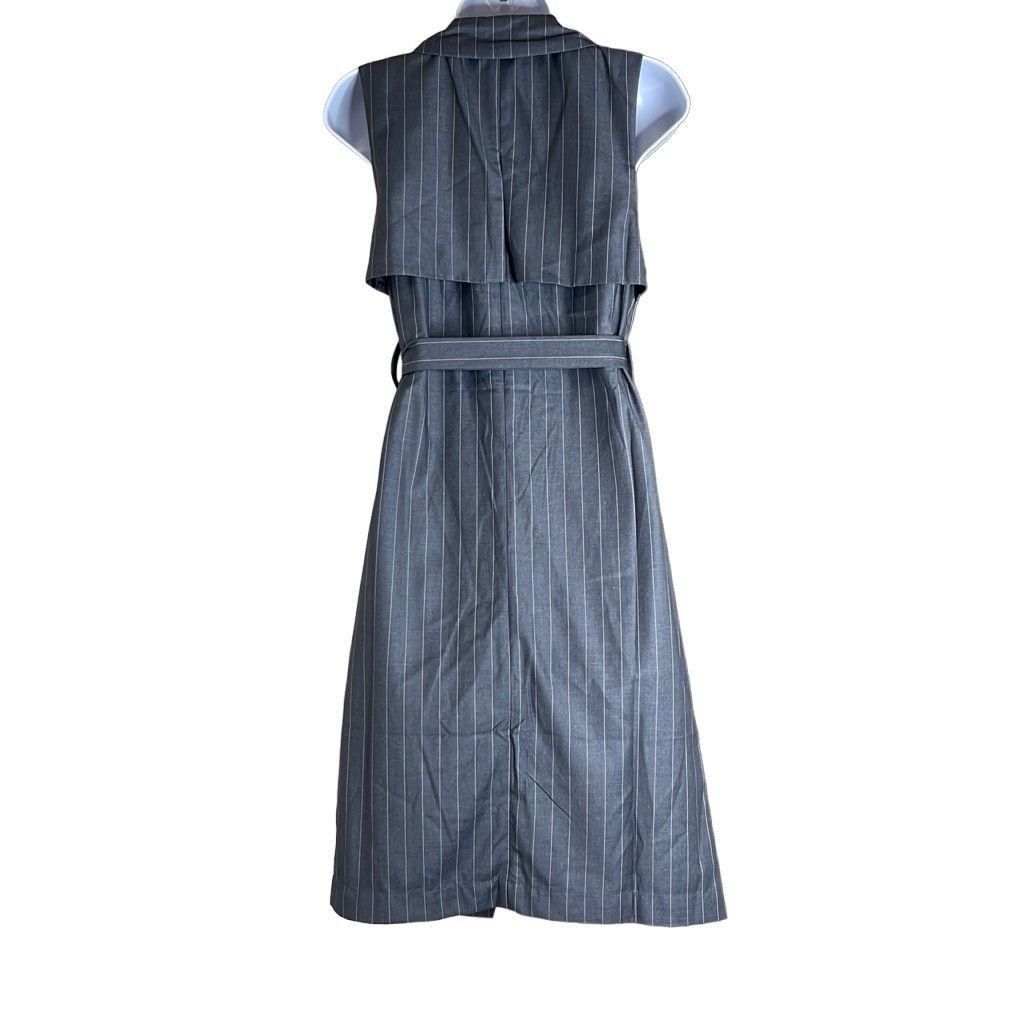 Other Mustard Seed Womens Size Small Sleeveless Midi Dress Gray Wh Size S / US 4 / IT 40 - 2 Thumbnail