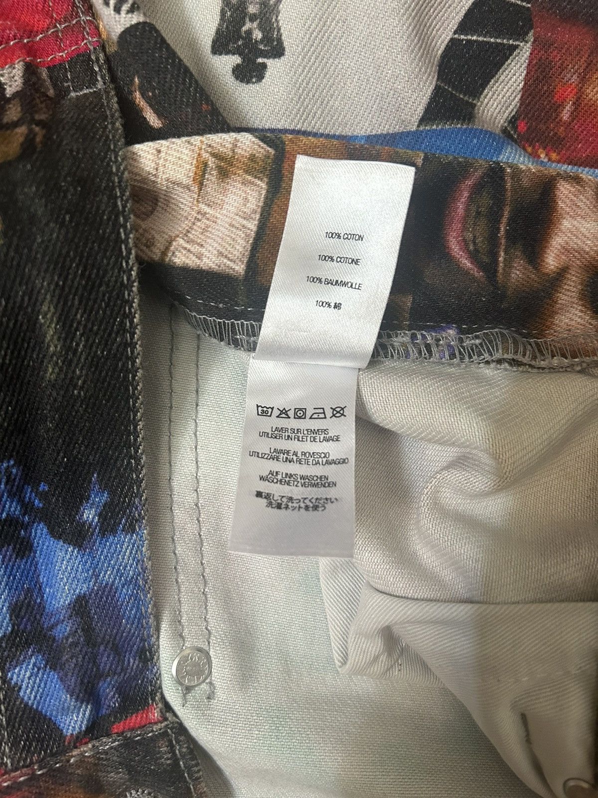 Supreme SUPREME NAS AND DMX COLLAGE DOUBLE KNEE DENIM PAINTER PANT Size US 34 / EU 50 - 6 Thumbnail
