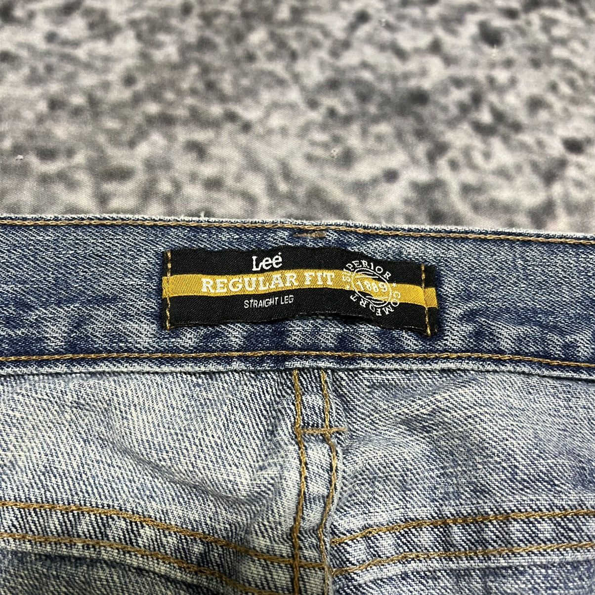 Lee Vintage Lee Distressed Faded Workwear Skater Blue Jeans Size US 36 / EU 52 - 10 Thumbnail