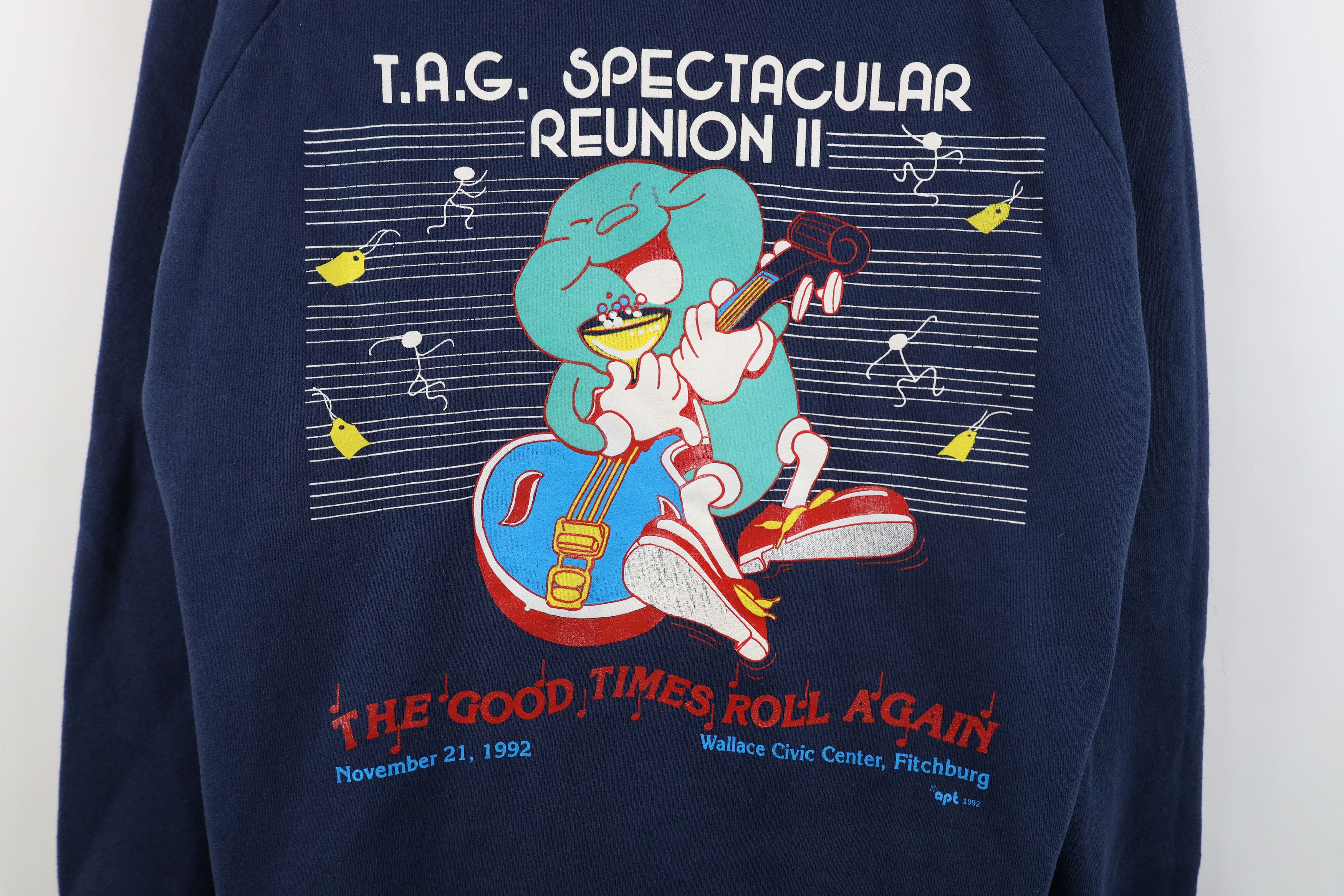 Vintage Vintage 90s Reunion II Boys In Trouble Band Sweatshirt Size US S / EU 44-46 / 1 - 4 Thumbnail
