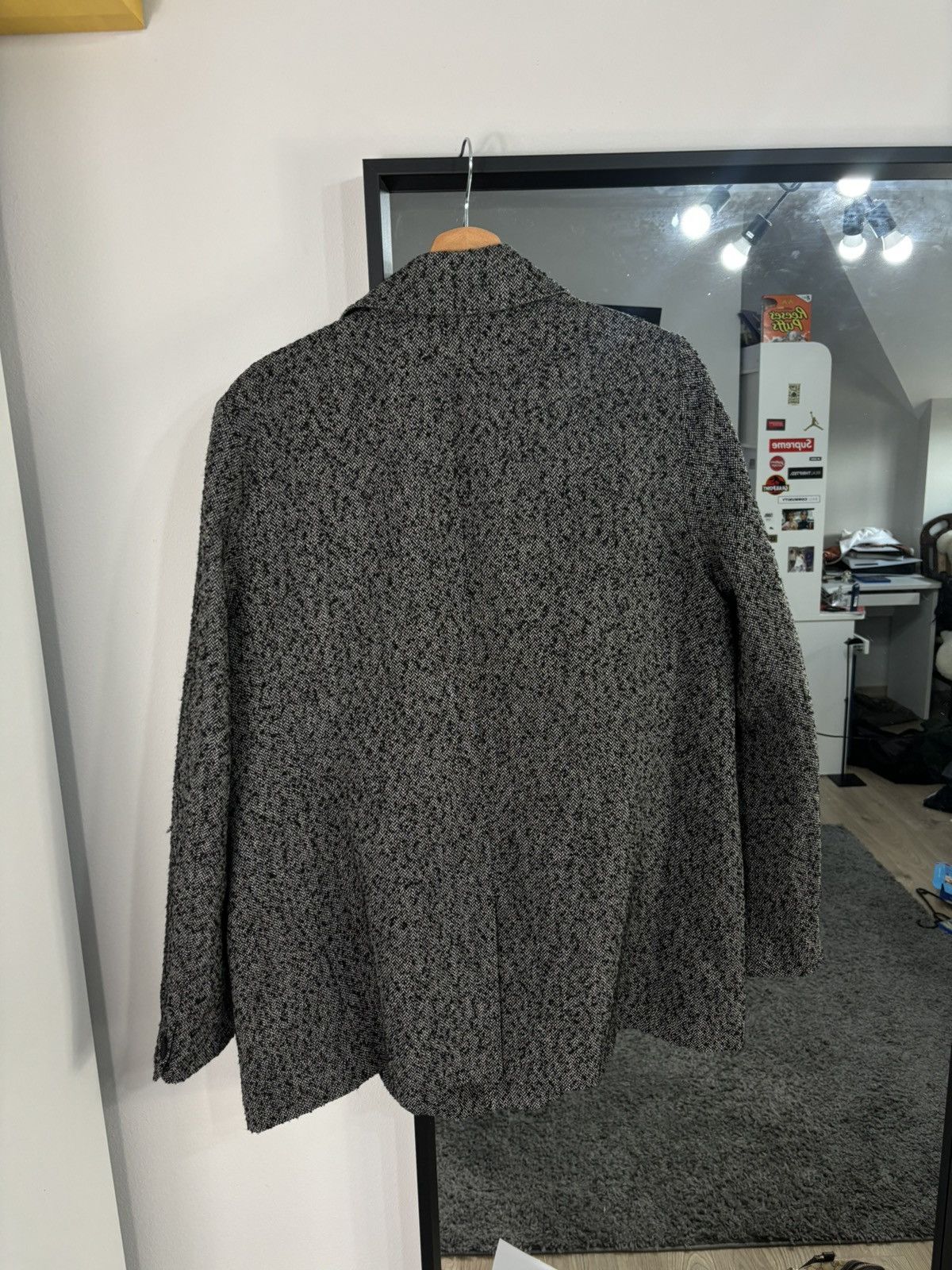 Allsaints × Designer Luxury Wool AllSaints Blazer Jacket Coat Double-Row Elegant Size L / US 10 / IT 46 - 13 Thumbnail
