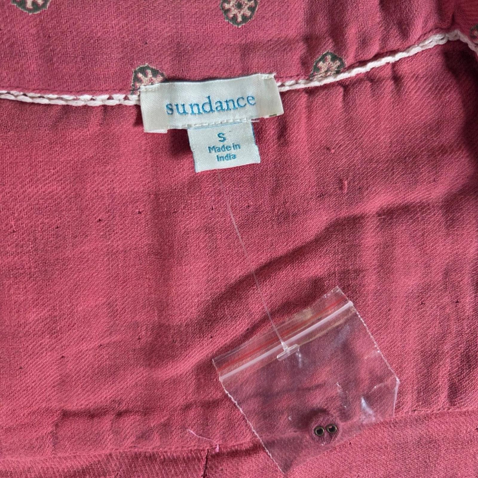 Sundae School Sundance Women's Button Up Top Small Red Plaid Flannel Size S / US 4 / IT 40 - 4 Thumbnail