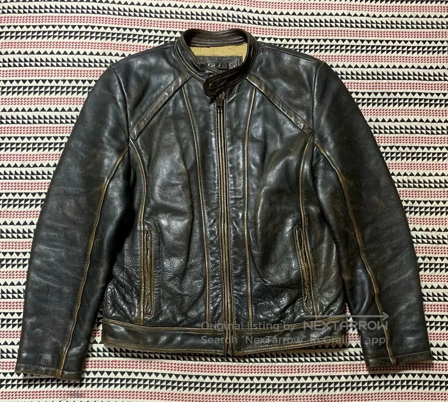 Andrew Marc marc new york leather motorcycle jacket. Size US L / EU 52-54 / 3 - 1 Thumbnail