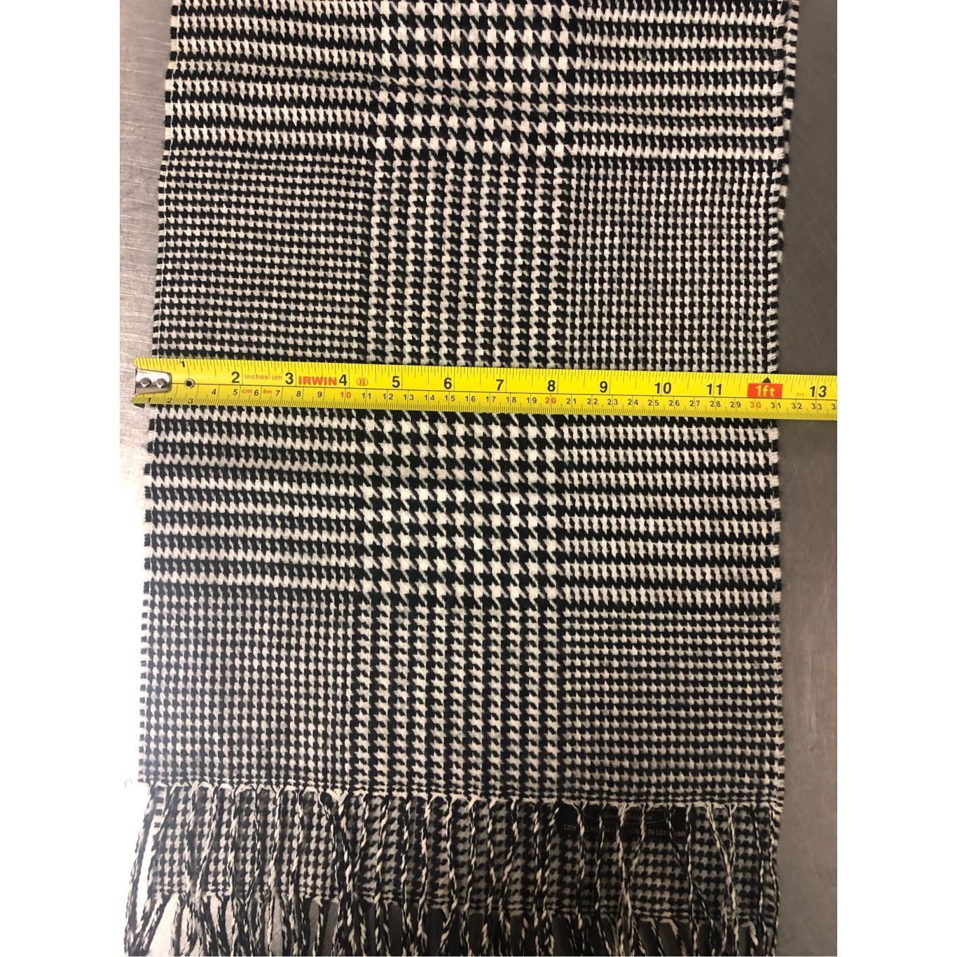 Other Women’s Men’s Unisex Black & White Houndstooth Hand Tailored Size ONE SIZE - 3 Thumbnail
