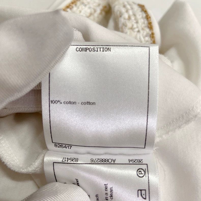 Chanel Chanel White sleeveless top Size XS / US 0-2 / IT 36-38 - 9 Thumbnail