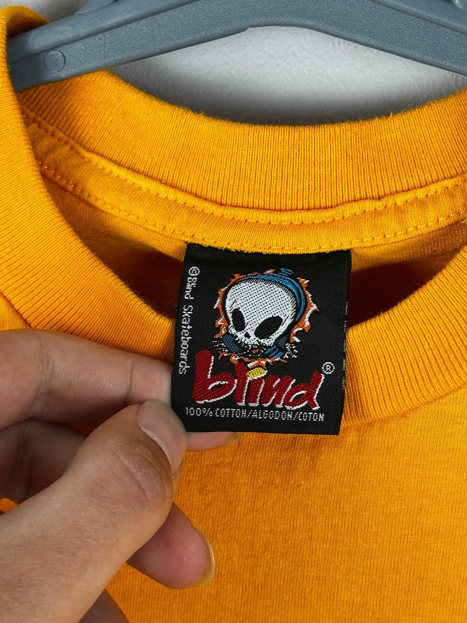 Blind Skateboards Vintage Blind Skateboards Made In USA Graphic Tee Size US L / EU 52-54 / 3 - 5 Thumbnail