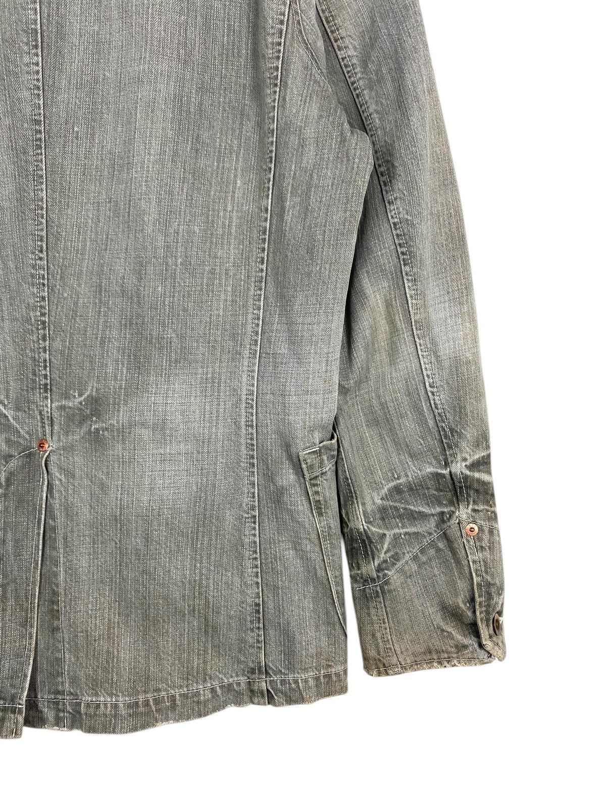 Levi's Rare‼️ Levi's Redloop Distressed Denim Chore Jacket Size US M / EU 48-50 / 2 - 14 Thumbnail