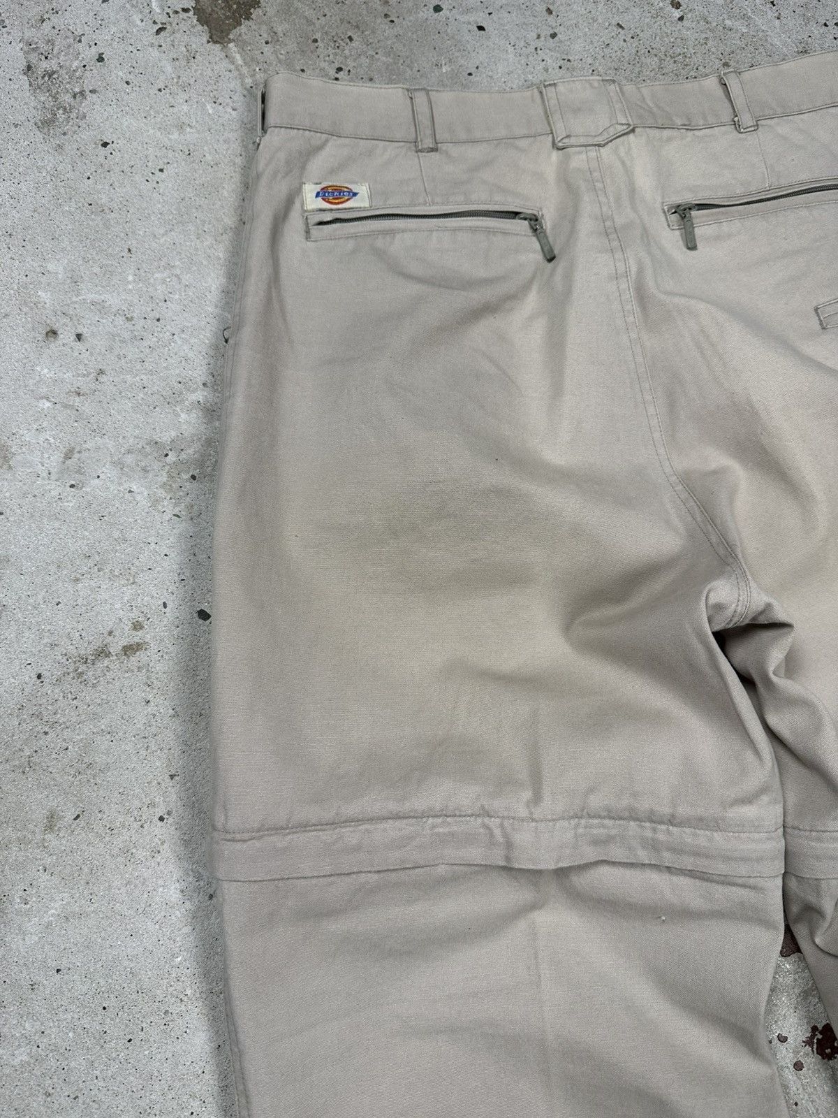 Dickies Vintage 90s Dickies Beige Baggy Cargo Pants 2 in 1 Shorts Size US 34 / EU 50 - 18 Thumbnail