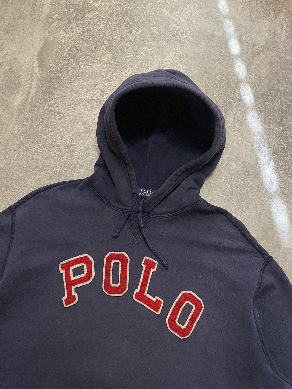 Polo Ralph Lauren Vintage Polo Ralph Lauren Big Logo Hoodie Size US L / EU 52-54 / 3 - 2 Thumbnail