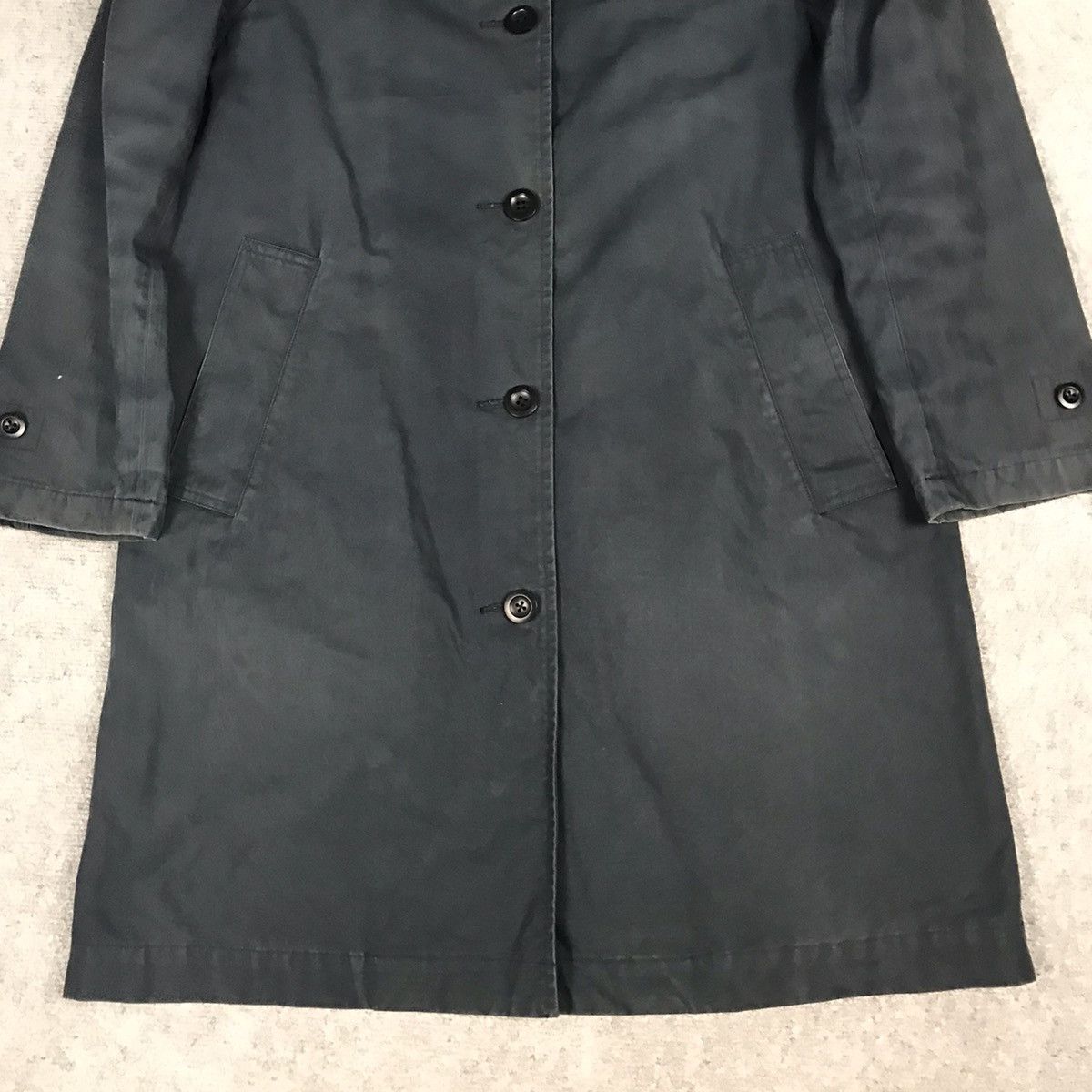 Margaret Howell Margaret Howell Navy faded Long Coat Jacket Size US M / EU 48-50 / 2 - 3 Thumbnail
