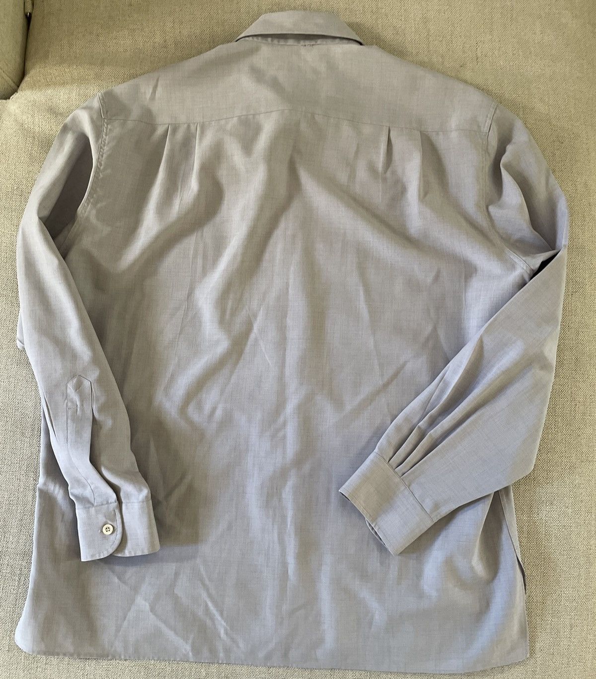 Ermenegildo Zegna × Vintage Vintage Polyester Sport Shirt Size US L / EU 52-54 / 3 - 12 Thumbnail