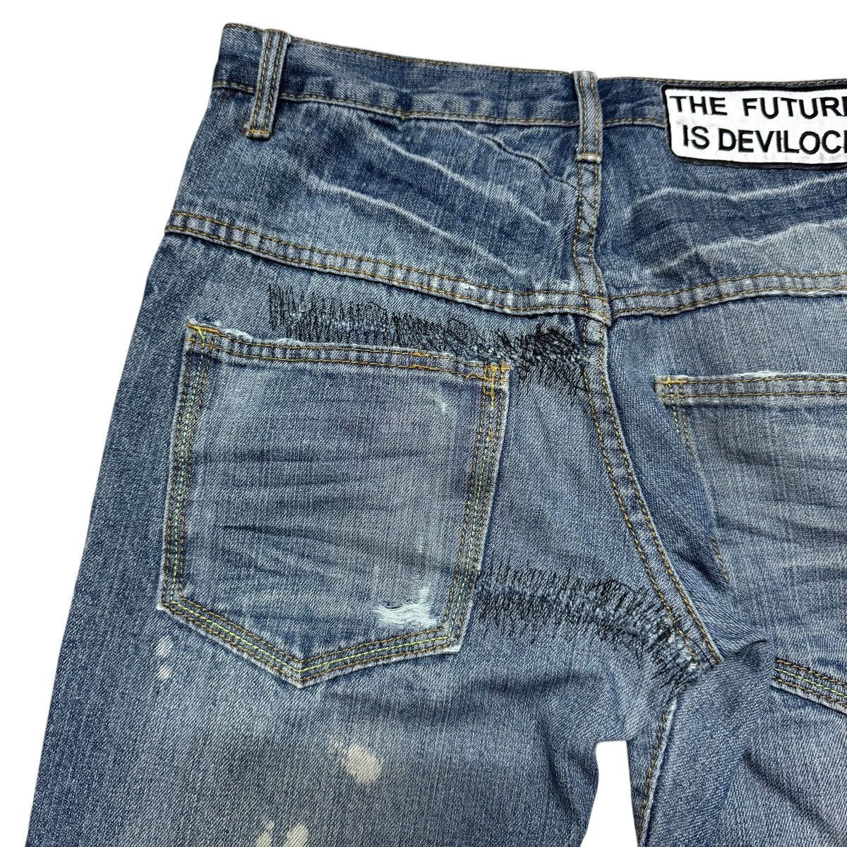 Devilock Vintage Devilock Distressed Denim Jeans Size US 30 / EU 46 - 12 Thumbnail