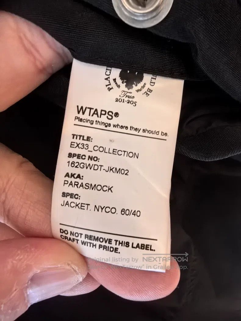 Wtaps Wtaps Black Hooded Jacket Size US L / EU 52-54 / 3 - 5 Thumbnail