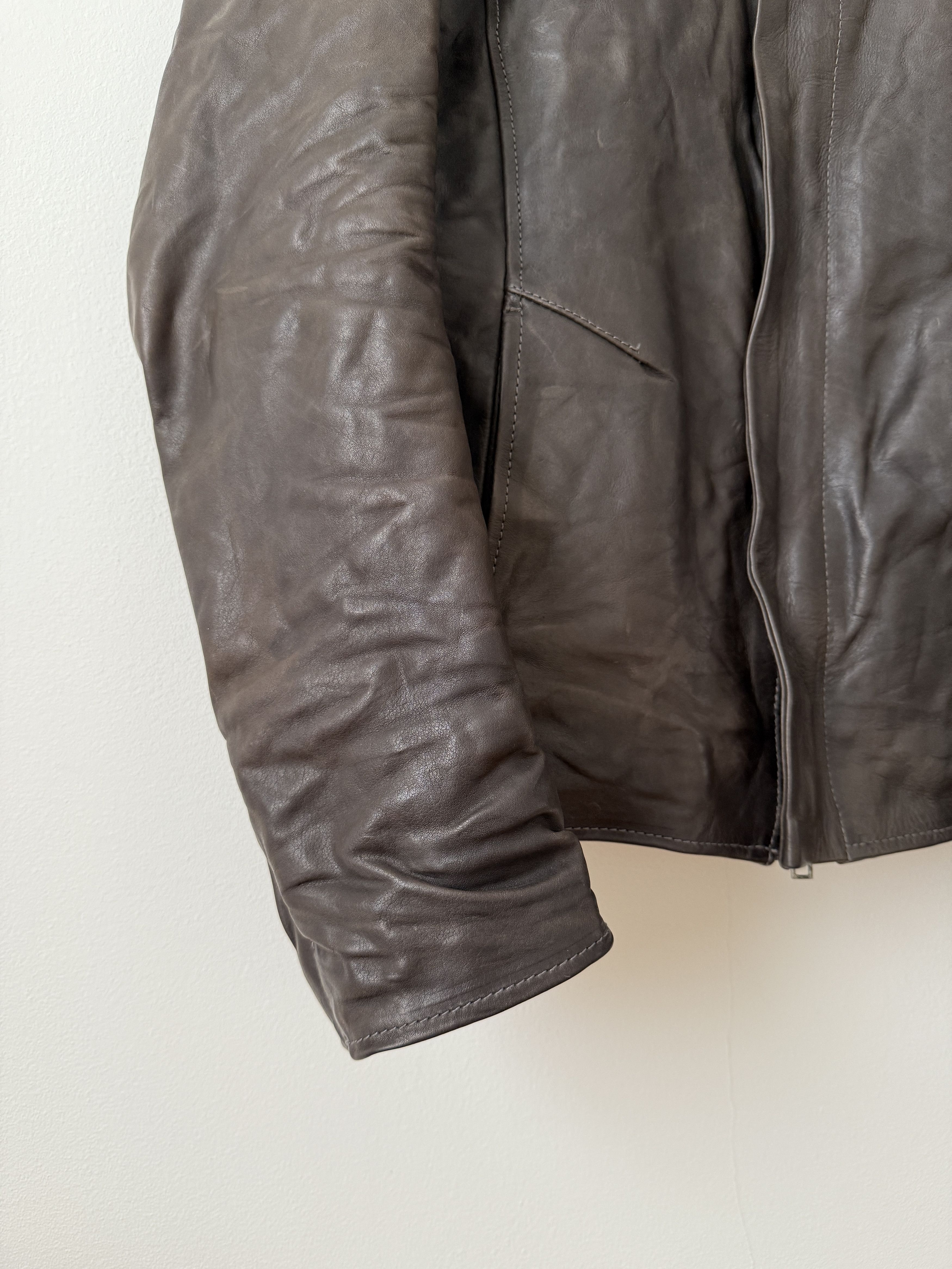 Poeme Bohemien Leather Moto Jacket Size US M / EU 48-50 / 2 - 7 Thumbnail
