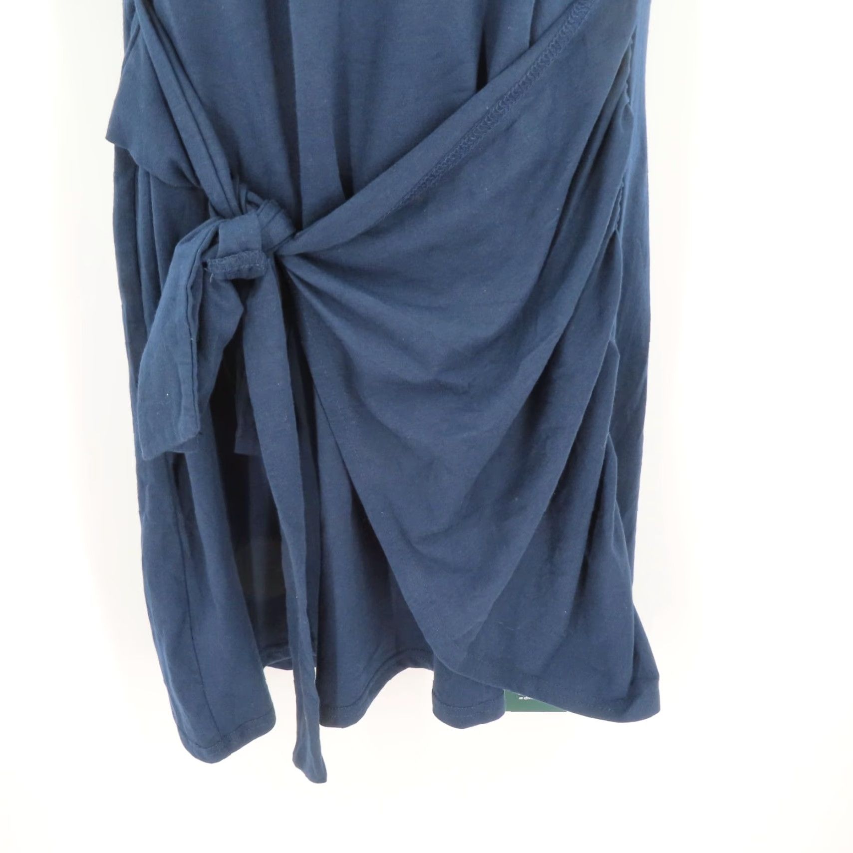 Vintage Halara Womens XL Everyday Tie Knot Ruched Mini Chill Dress Belle Solid Blue NEW Shirt Dress Womens XL Blue Belle Solid New Size XL / US 12-14 / IT 48-50 - 4 Thumbnail
