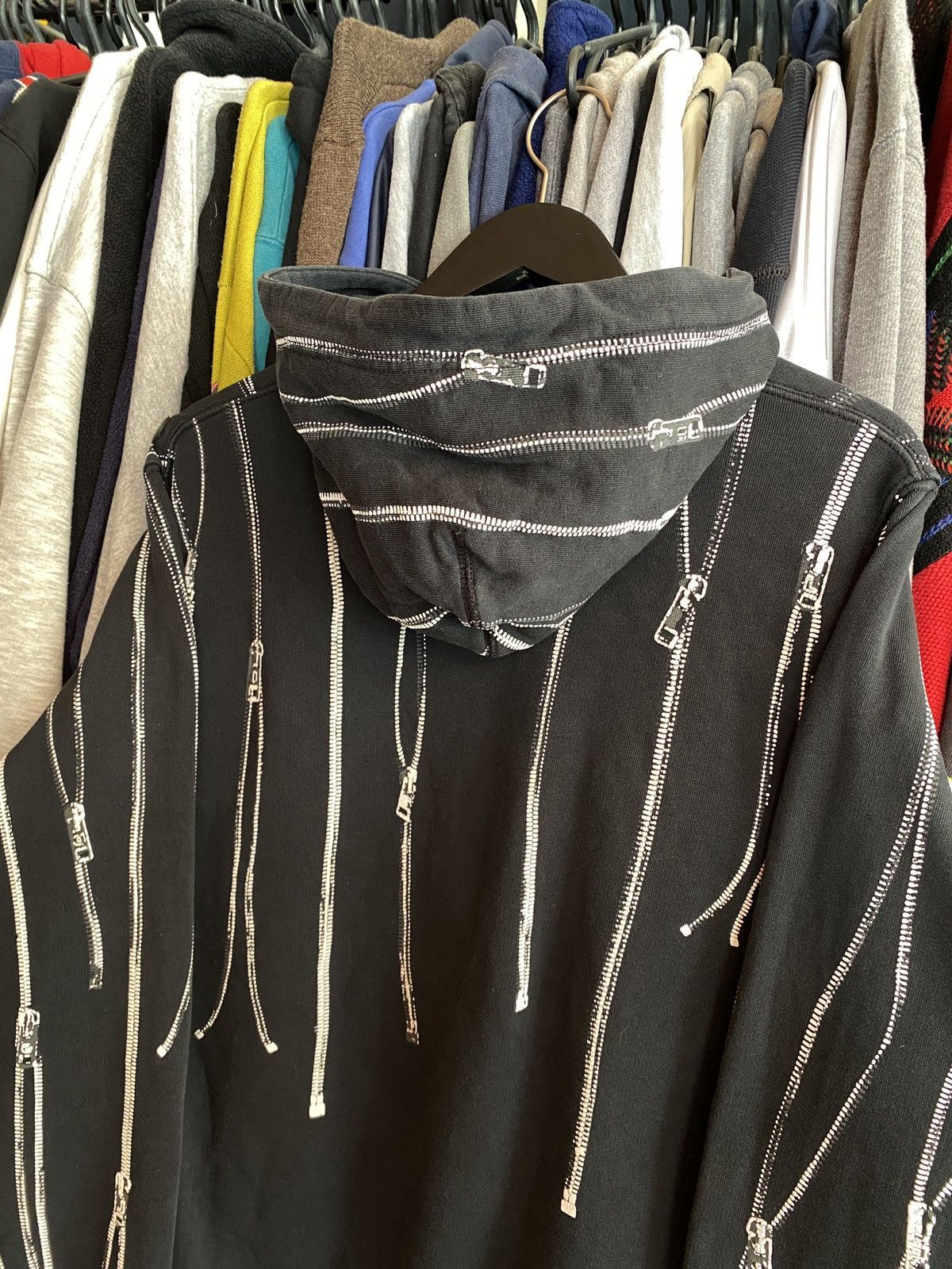 Diesel VINTAGE DIESEL ZIP PRINT HOODIE AVANT GARDE Size US S / EU 44-46 / 1 - 8 Thumbnail
