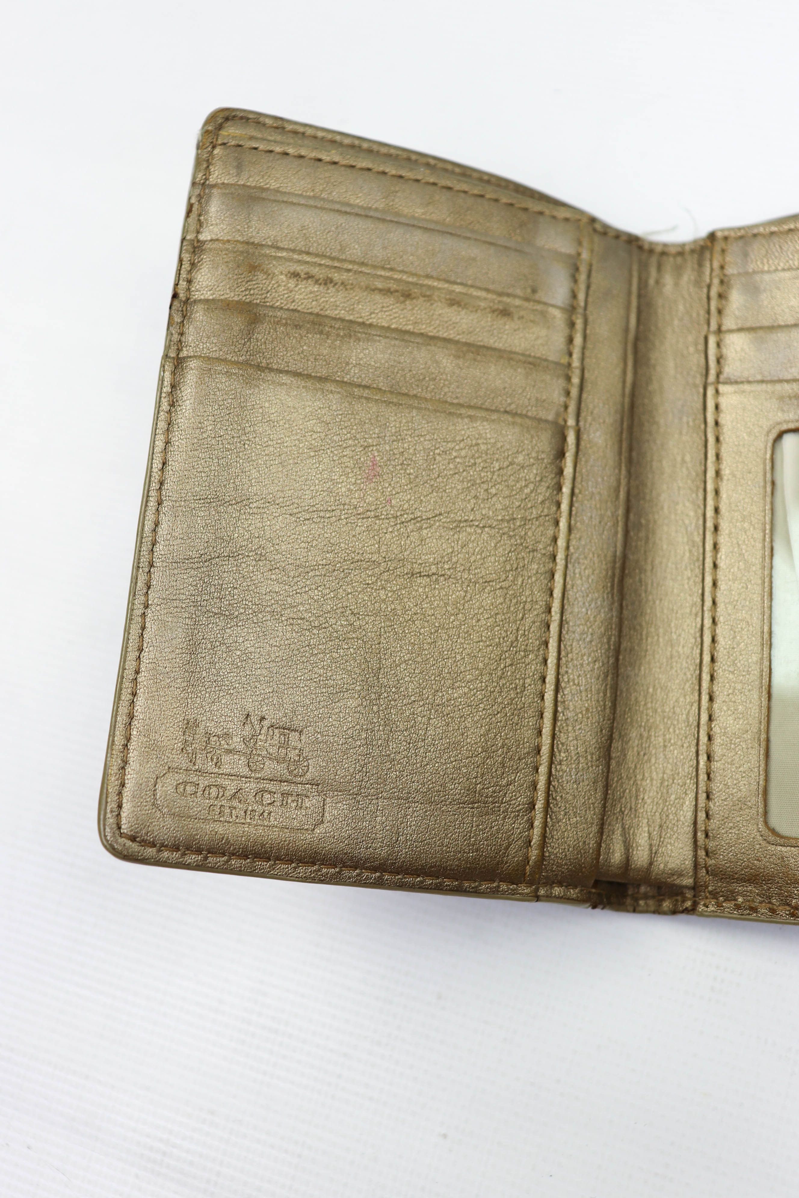 Coach Coach Vintage Beige Monogram Small Wallet Size ONE SIZE - 9 Thumbnail