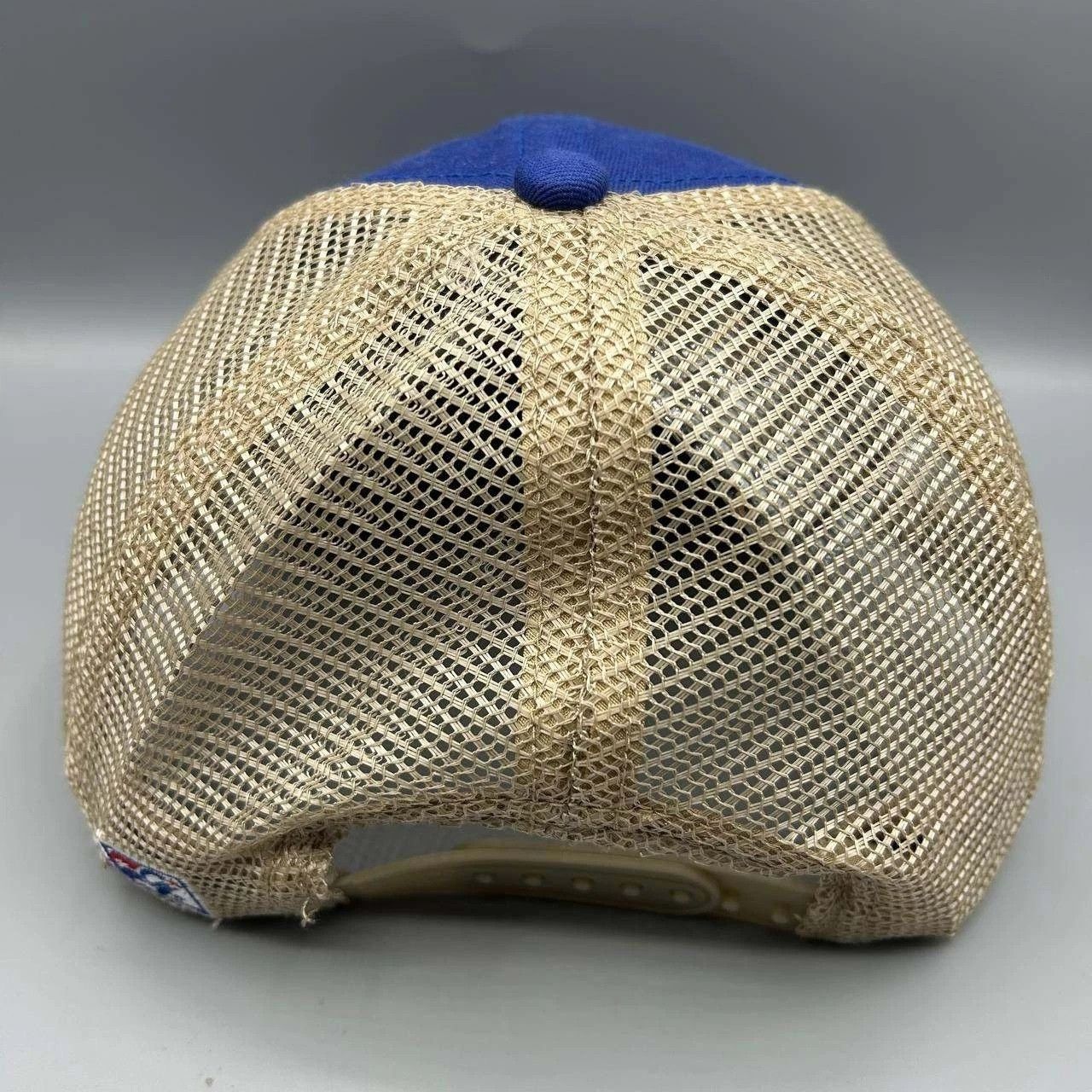 The Game Vintage Kansas Jayhawks Trucker Hat Men NCAA Snap Back Cap Size ONE SIZE - 5 Thumbnail