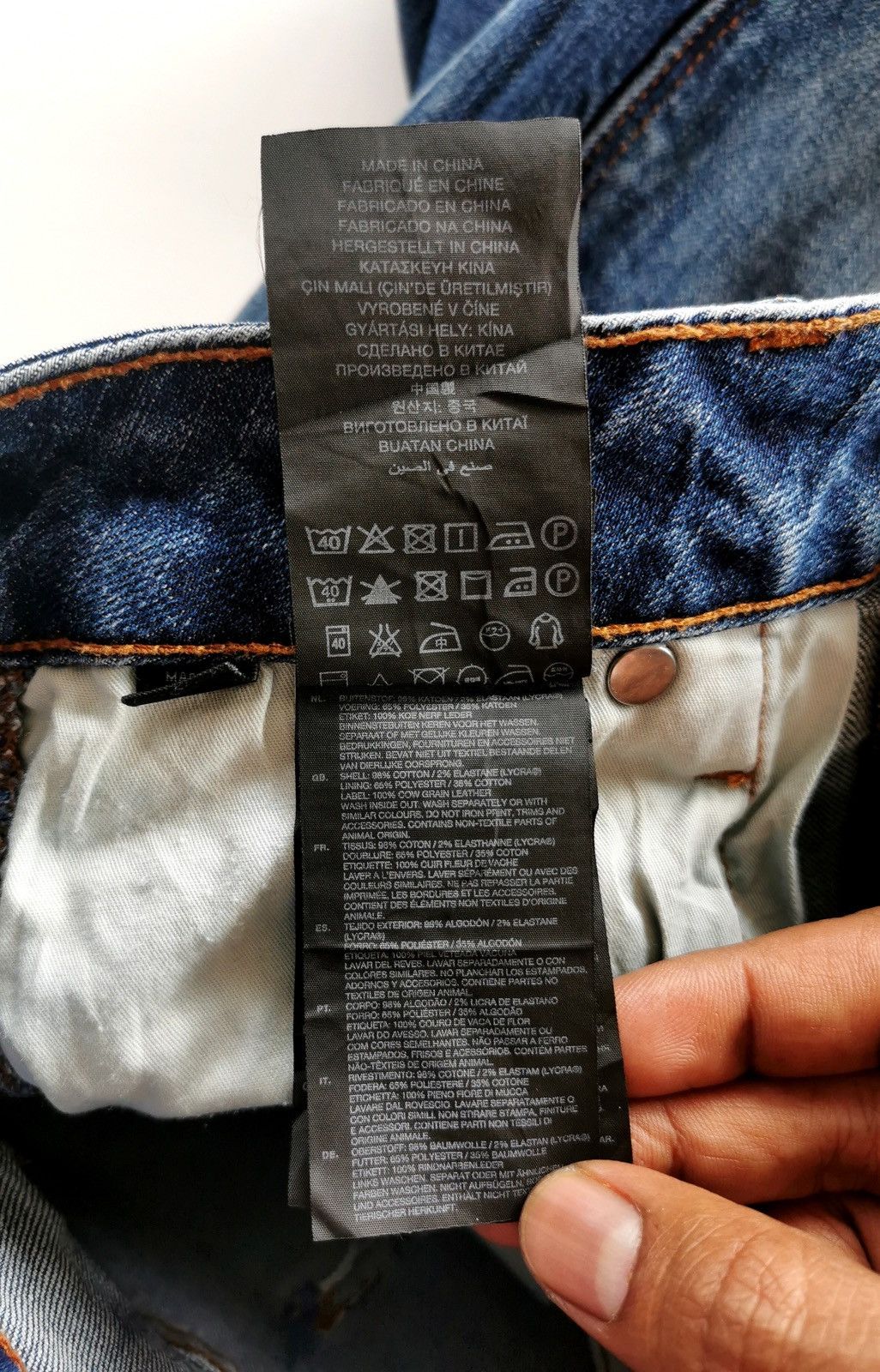 G-Star 3D Slim Patch Knee Denim Jeans Size US 30 / EU 46 - 10 Thumbnail