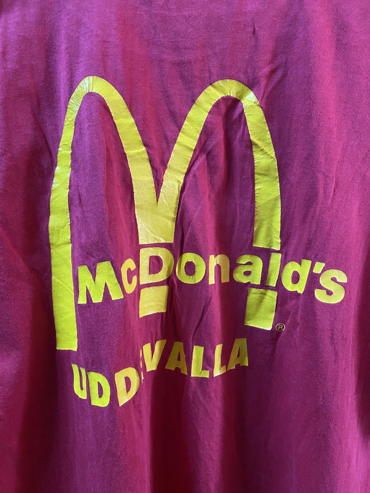 Vintage Vintage 90s MCDONALD bigmac Burger promo tee Size US L / EU 52-54 / 3 - 10 Thumbnail
