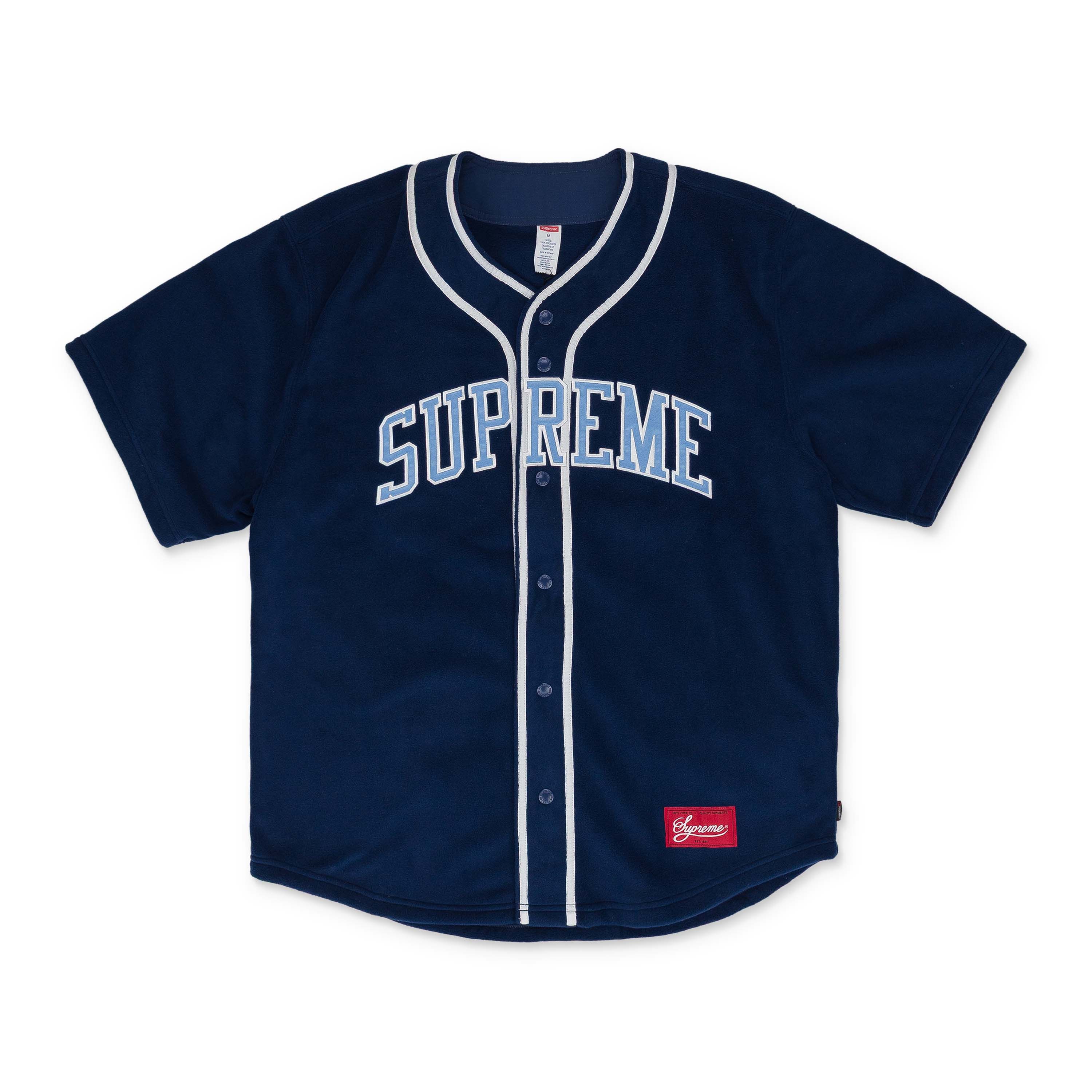トップス supreme Velvet Baseball Jersey M Velour Baseball Jersey – Supreme