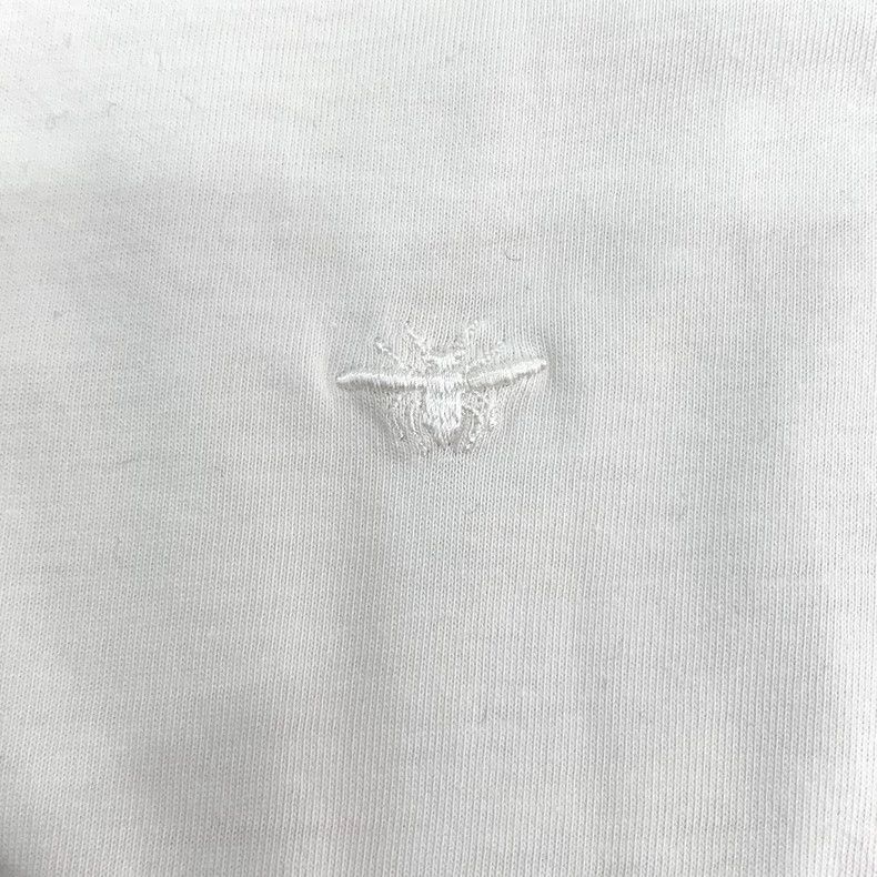Dior Dior White Logo Print Bee Embroidery Round Neck Cotton Shor Size US S / EU 44-46 / 1 - 5 Thumbnail