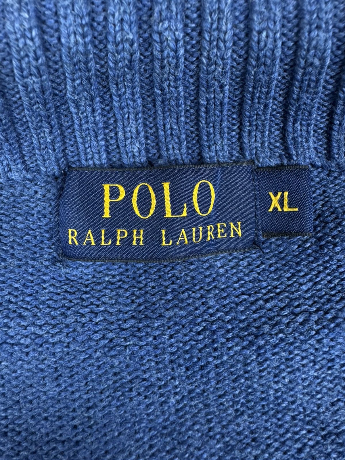 Polo Ralph Lauren × Vintage Vintage Y2K Polo Ralph Lauren 1/4 quarter zip sweater knit Size US XL / EU 56 / 4 - 10 Thumbnail