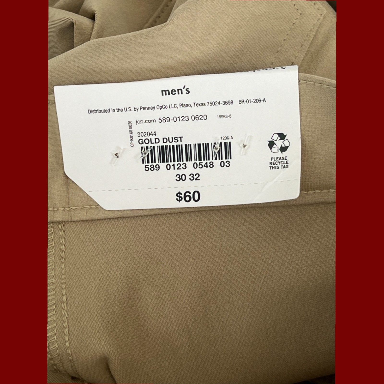 Other Stylus - Men's Slim Fit Flat Front Chino Pants - 5 Pockets - Size US 30 / EU 46 - 10 Thumbnail