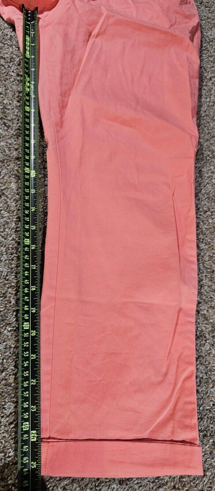 Gap GAP Girlfriend Khaki Pants Size 12 Pink Reef Size 34" / US 12 / IT 48 - 4 Thumbnail