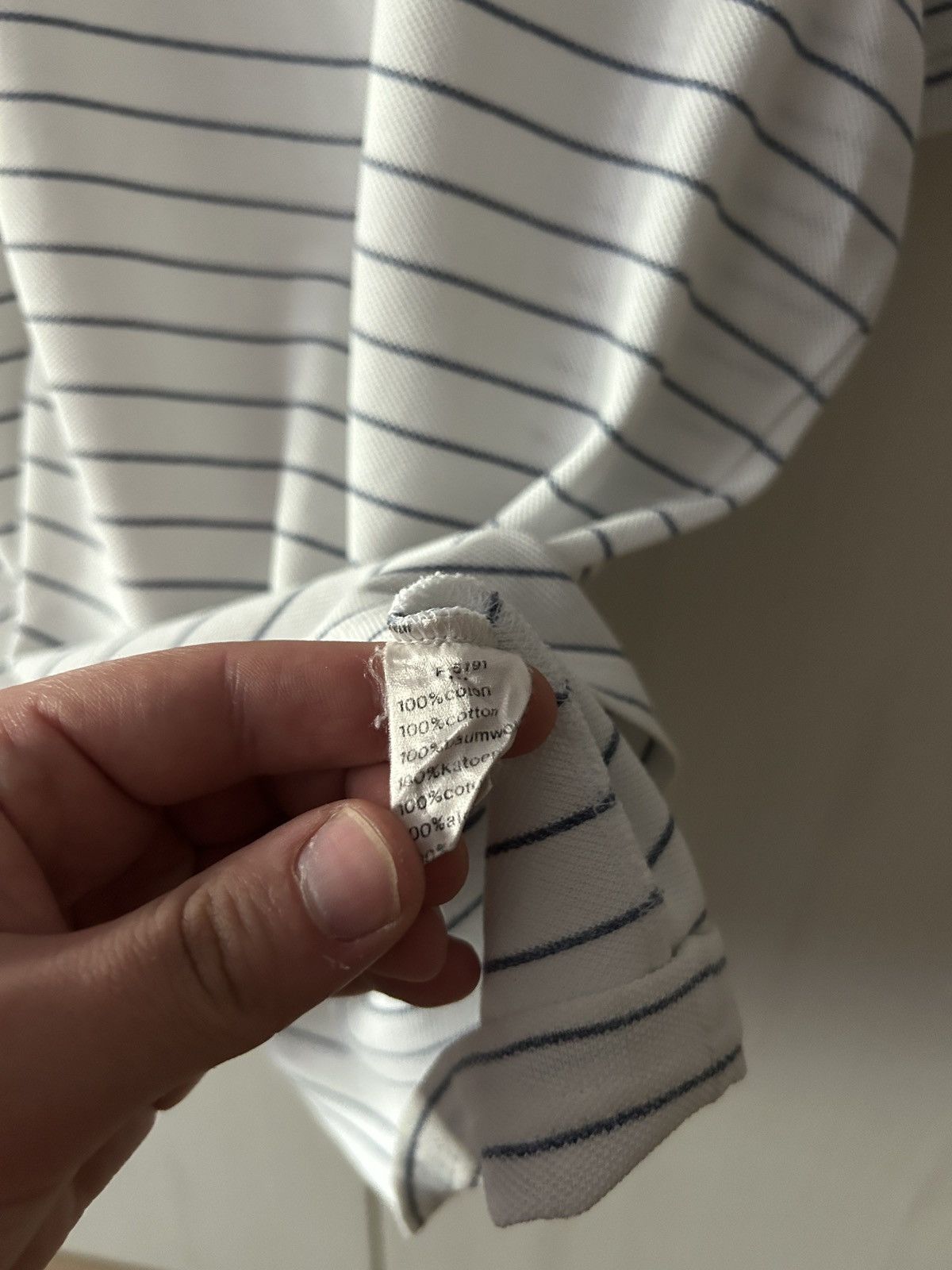 Lacoste × Vintage Vintage Lacoste tennis striped shirts mens Size US M / EU 48-50 / 2 - 4 Thumbnail