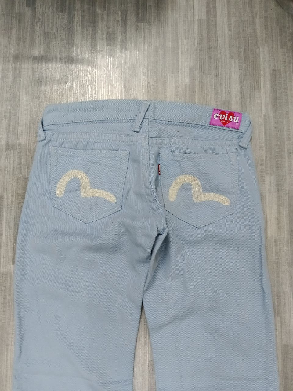 Evisu FLARE EVISU DONNA🇯🇵DENIM PANTS Size 28" / US 6 / IT 42 - 5 Thumbnail