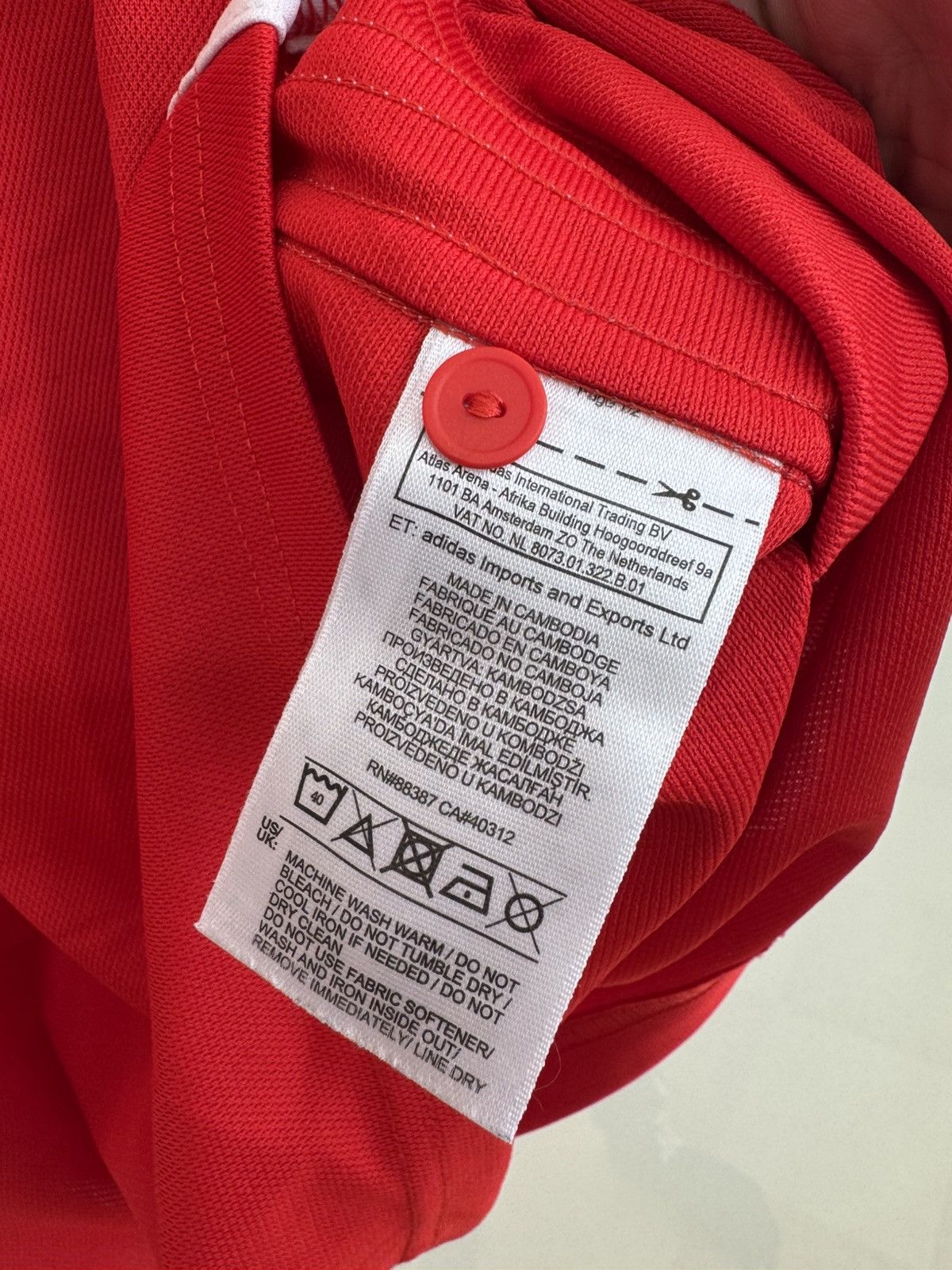 Adidas Wales 2018-2019 Home Soccer Jersey Football Shirt Kit Size US XL / EU 56 / 4 - 9 Thumbnail