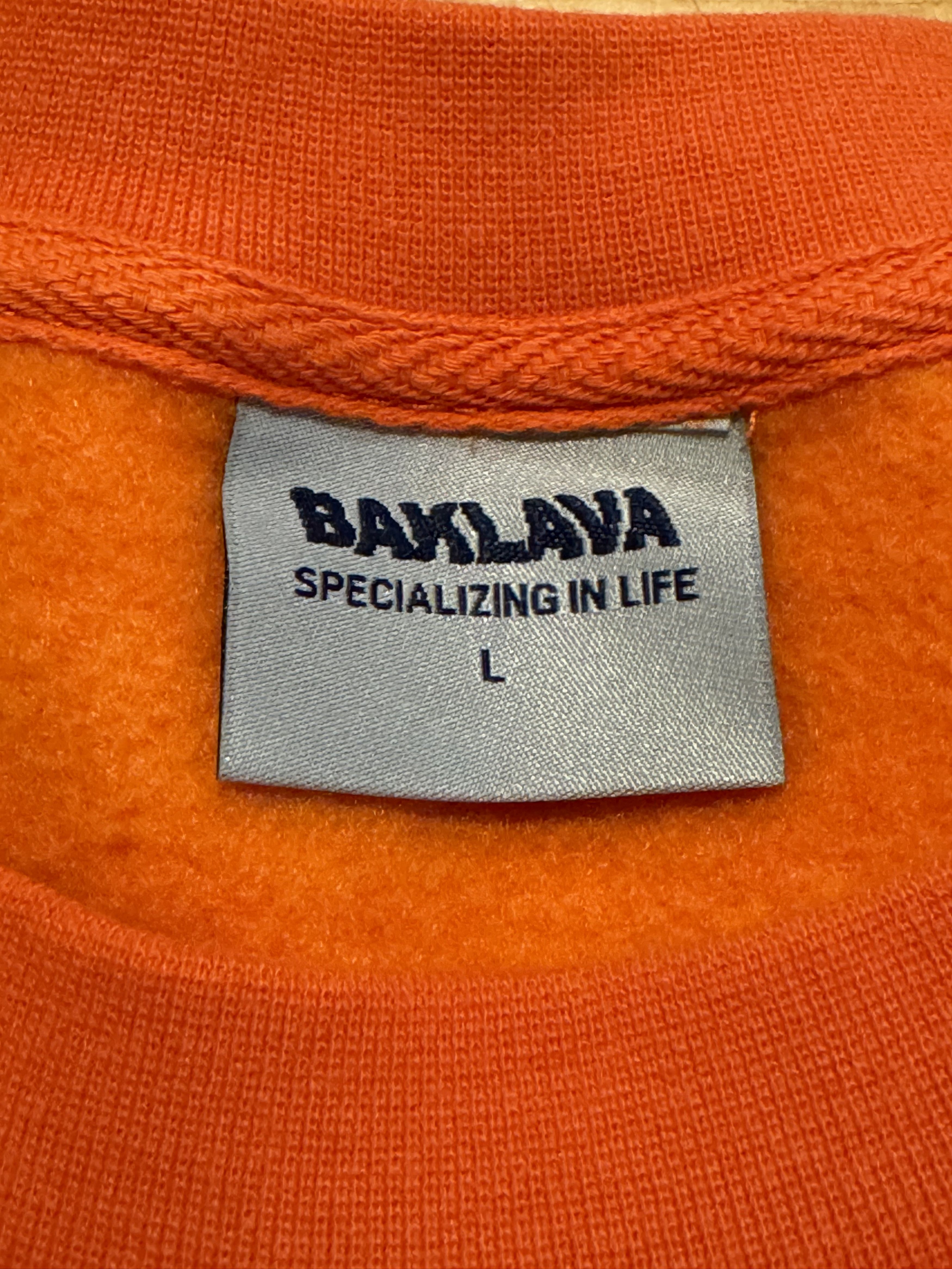 Action Bronson Baklava Scorpius Orange Crewneck Sweatshirt – Action Bronson Size US L / EU 52-54 / 3 - 2 Thumbnail