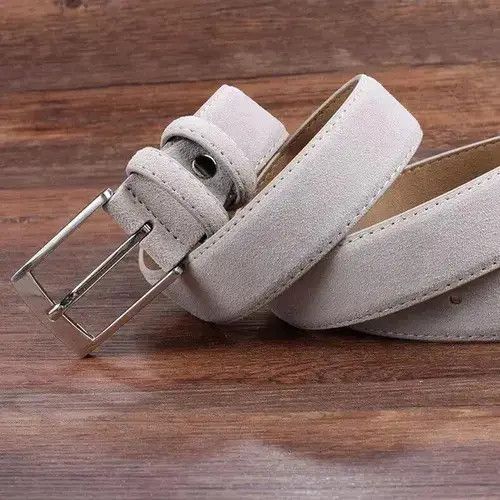 Other Classic Genuine Leather Belt Cow Leather Size ONE SIZE - 3 Thumbnail
