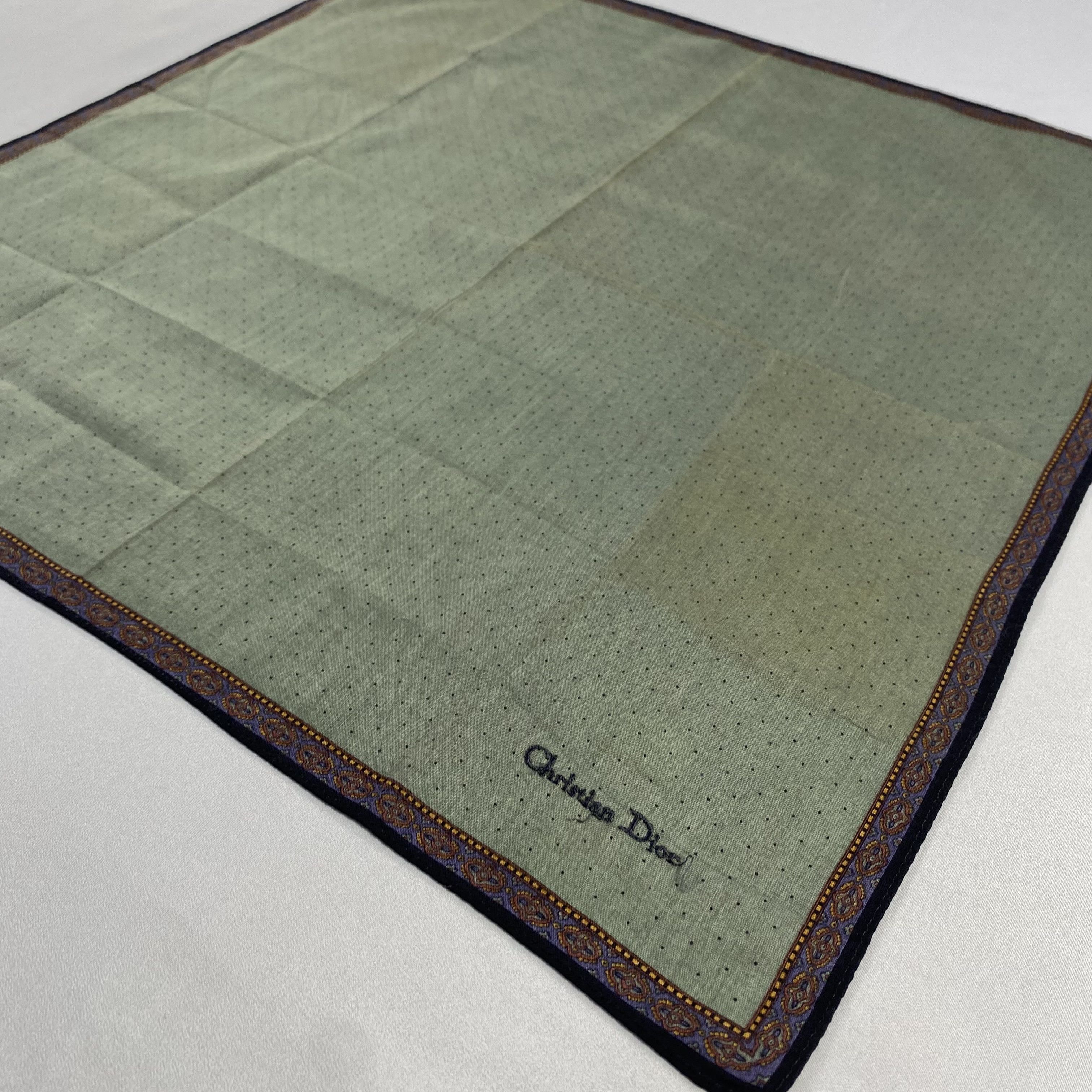 Vintage Christian Dior Monsieur Handkerchief / Neckerchief-P847 Size ONE SIZE - 2 Thumbnail