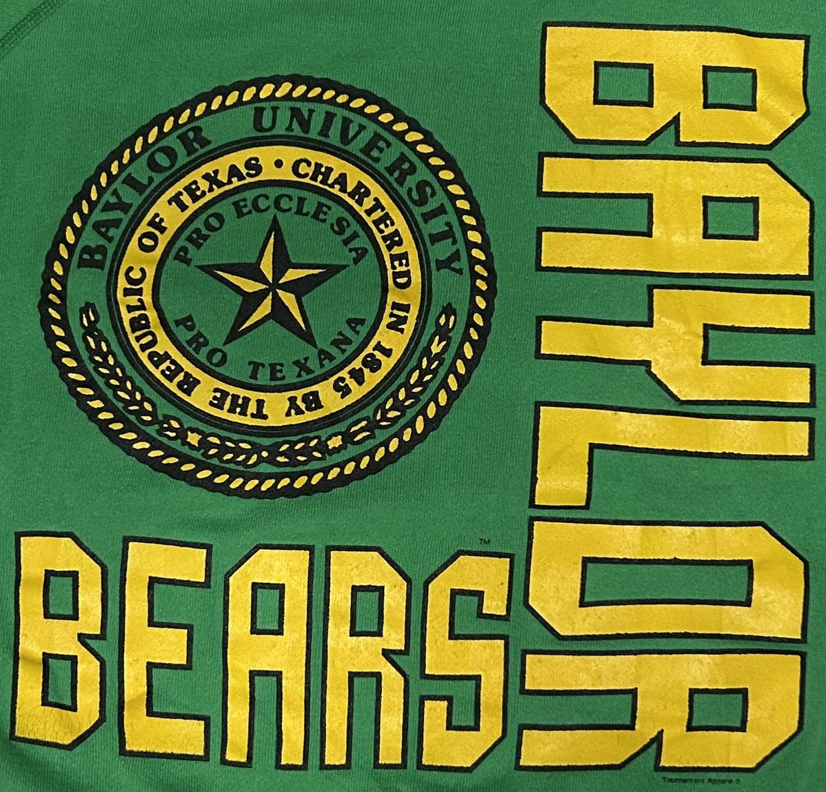 Hanes VINTAGE BAYLOR UNIVERSITY SWEATSHIRT 80s Size US L / EU 52-54 / 3 - 2 Thumbnail