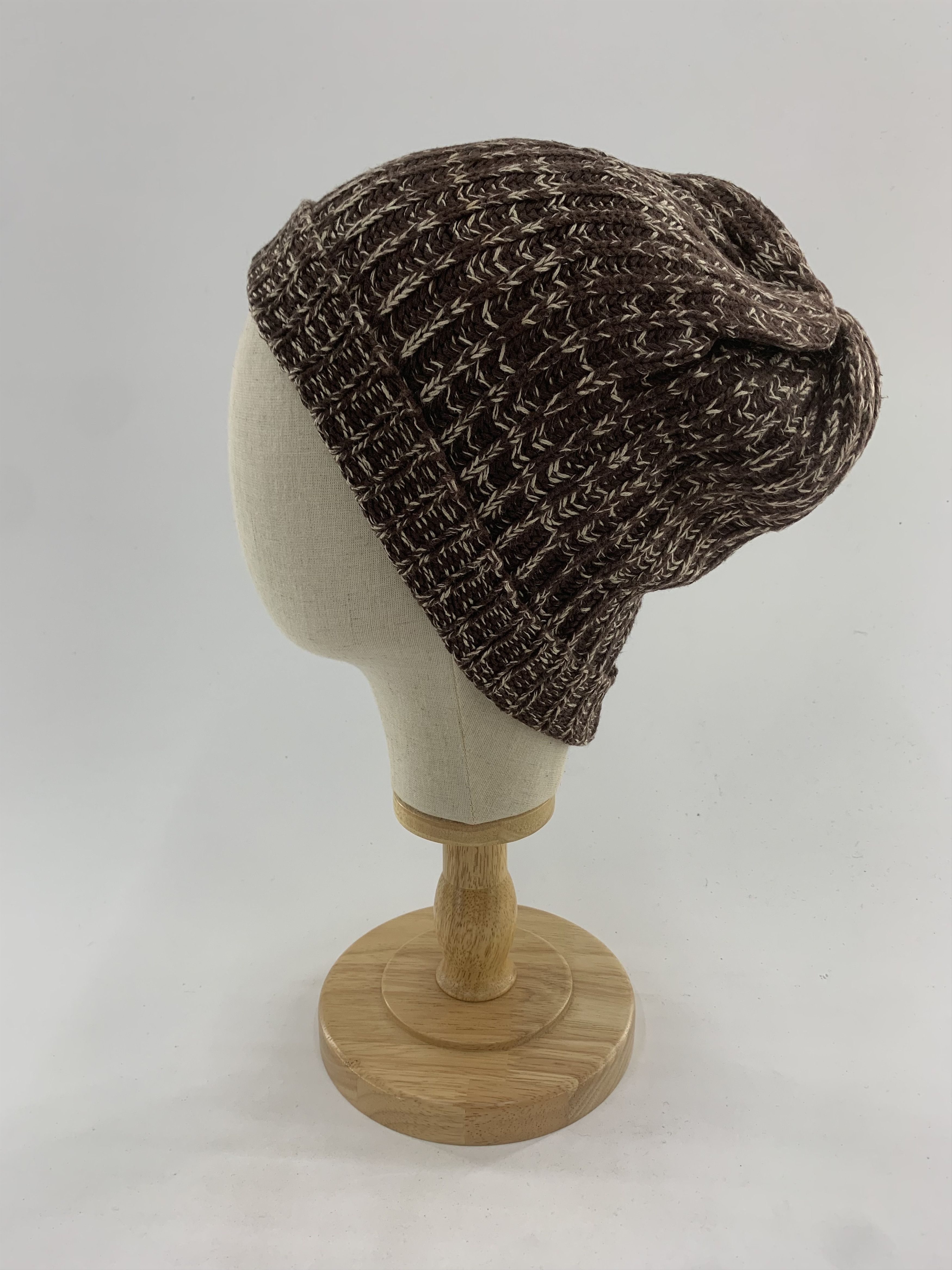 image of Vintage Beanie Hat Snowcap in Brown, Men's