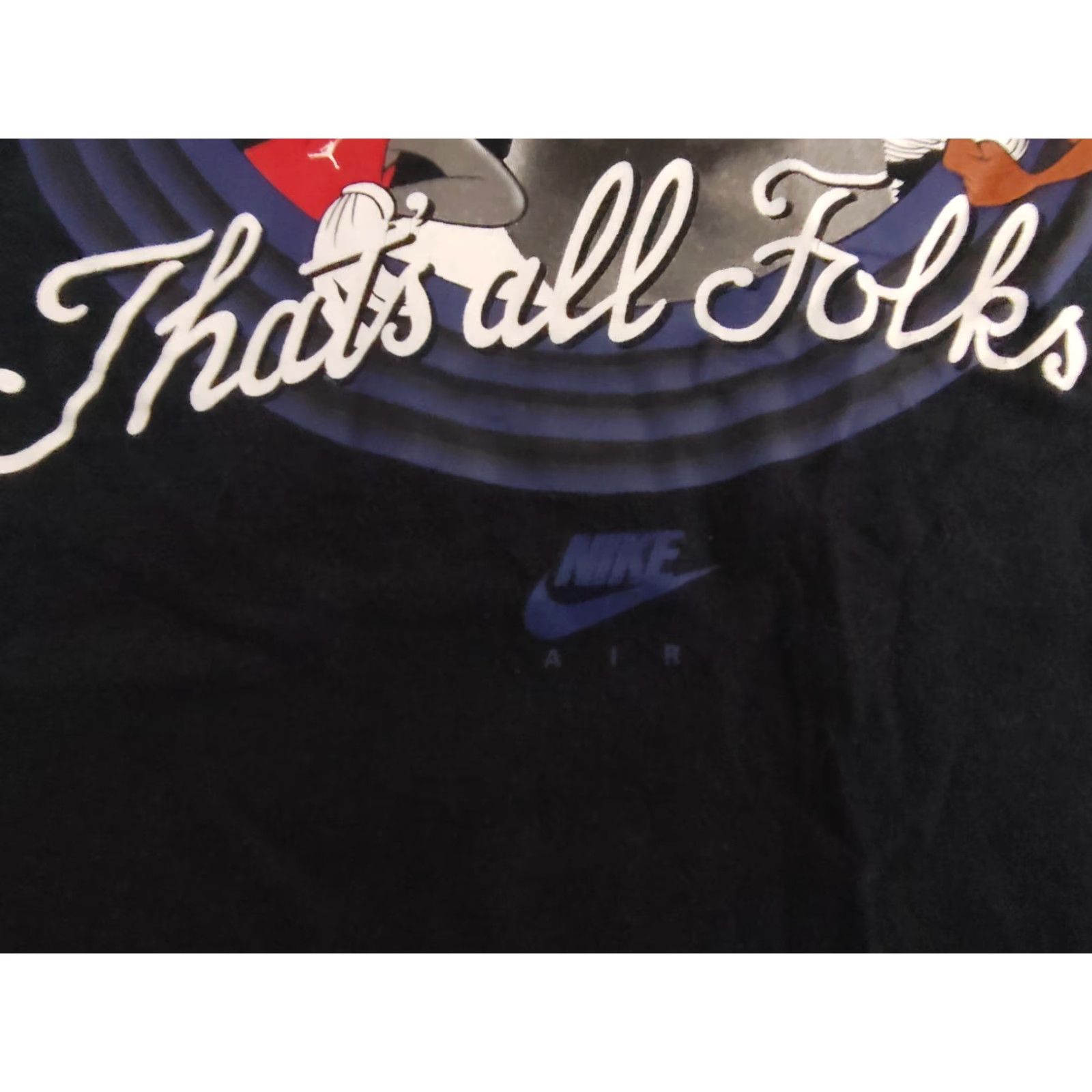 Jordan Brand Air Jordan Space Jam Looney Tunes That's All Folks Graphic T-Shirt Womens Medium Size M / US 6-8 / IT 42-44 - 7 Thumbnail