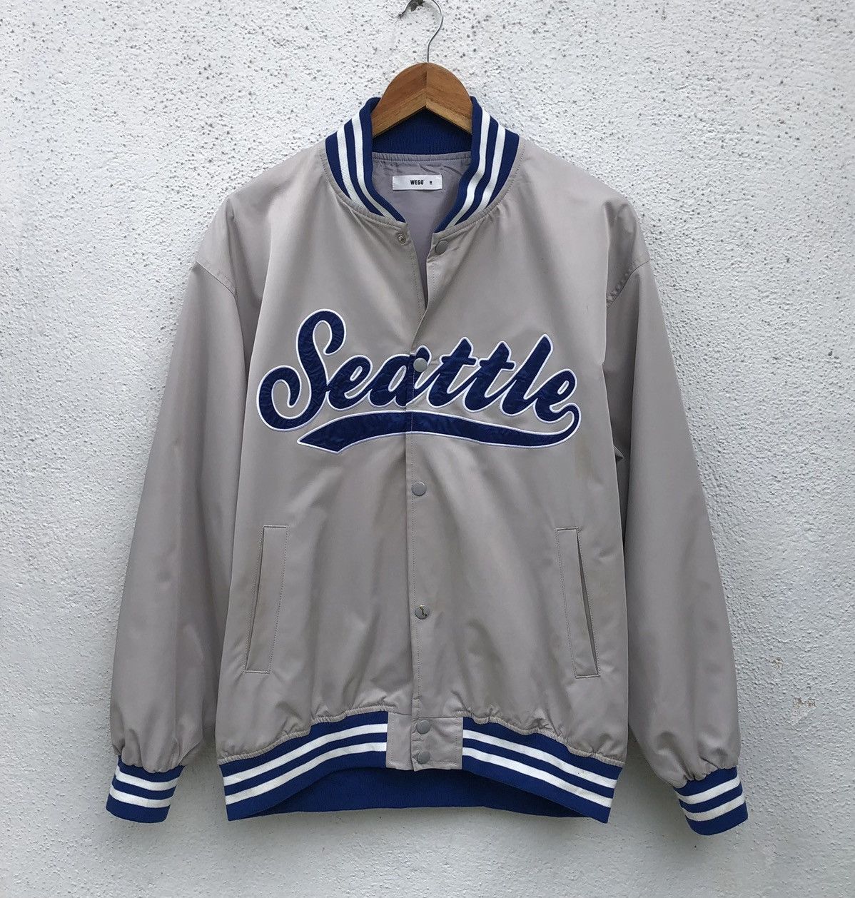 Japanese Brand Japanese Brand WEGO Seattle Satin Varsity Jacket Size US M / EU 48-50 / 2 - 5 Thumbnail