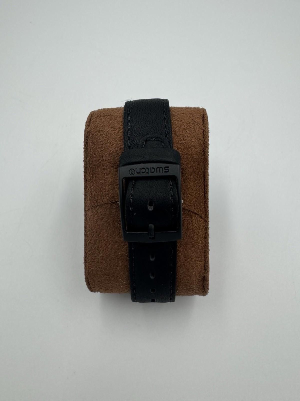 Swatch Swatch Watch Blue Tune GX119 Leather 34mm 1990 unisex New Size ONE SIZE - 4 Thumbnail