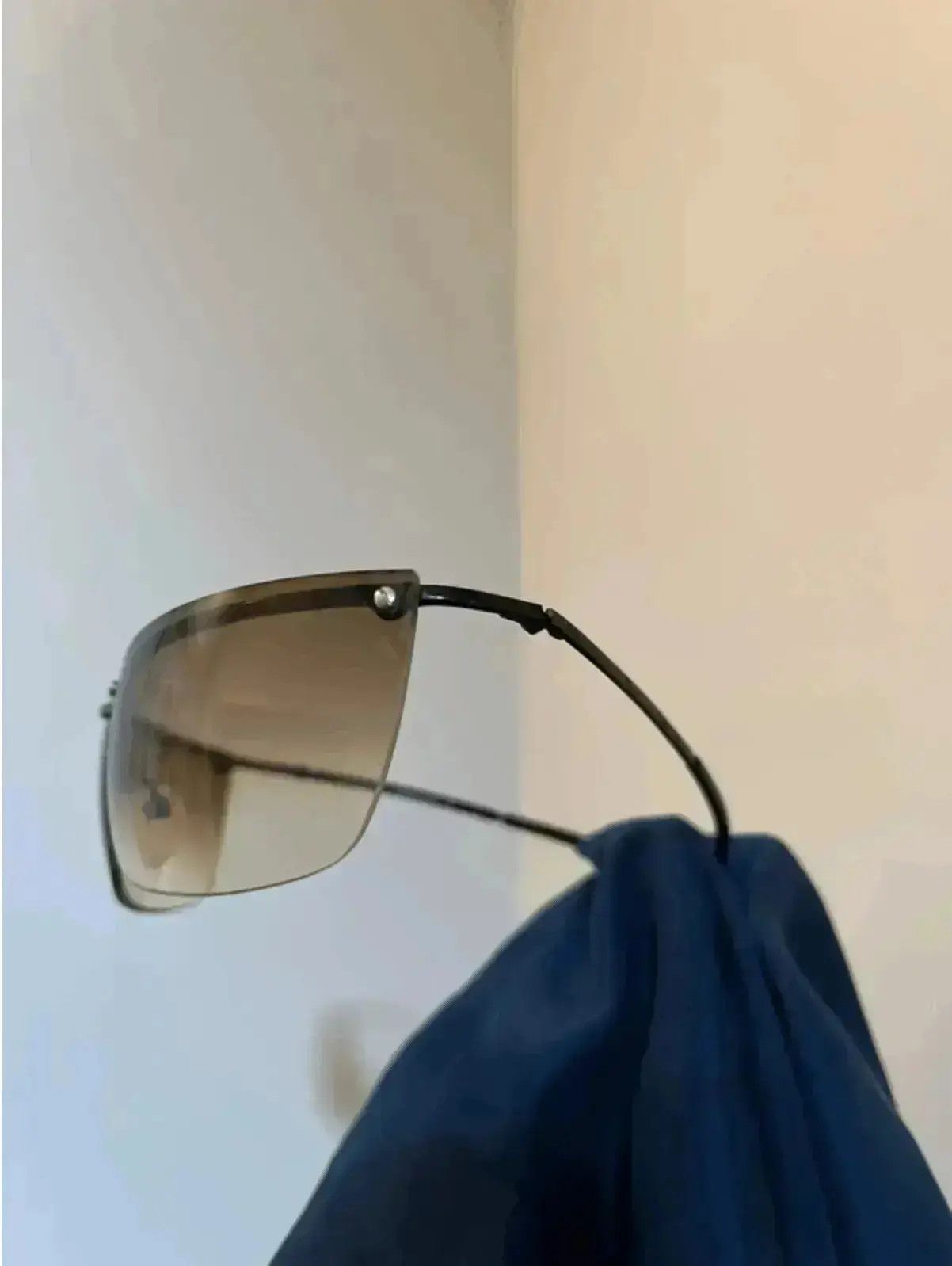 Gucci GUCCI Sunglasses Shield Wrap Rimless Tom Ford Era Vintage Size ONE SIZE - 3 Thumbnail