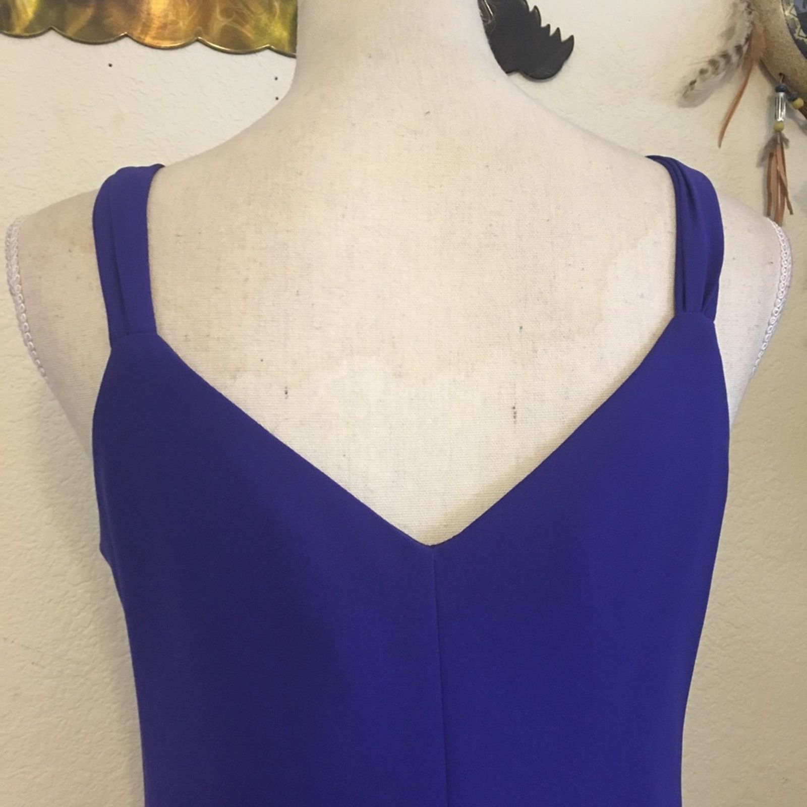 Evan Picone Evan Picone royal purple form fitting maxi dress Size M / US 6-8 / IT 42-44 - 6 Thumbnail